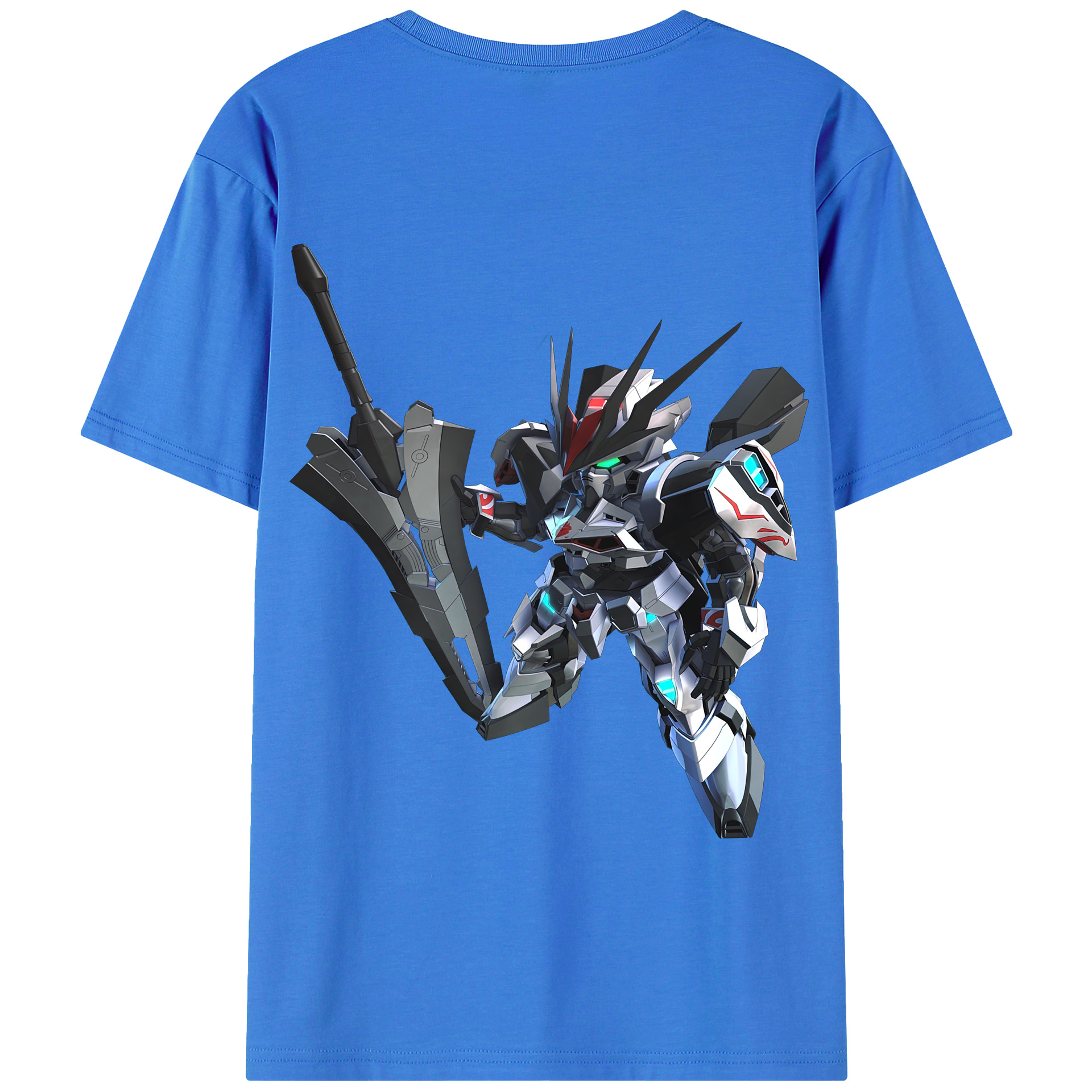 （画像用） 機動戦士ガンダム Mobile Suit Gundam 綿100％半袖Tシャツ（背面プリント）