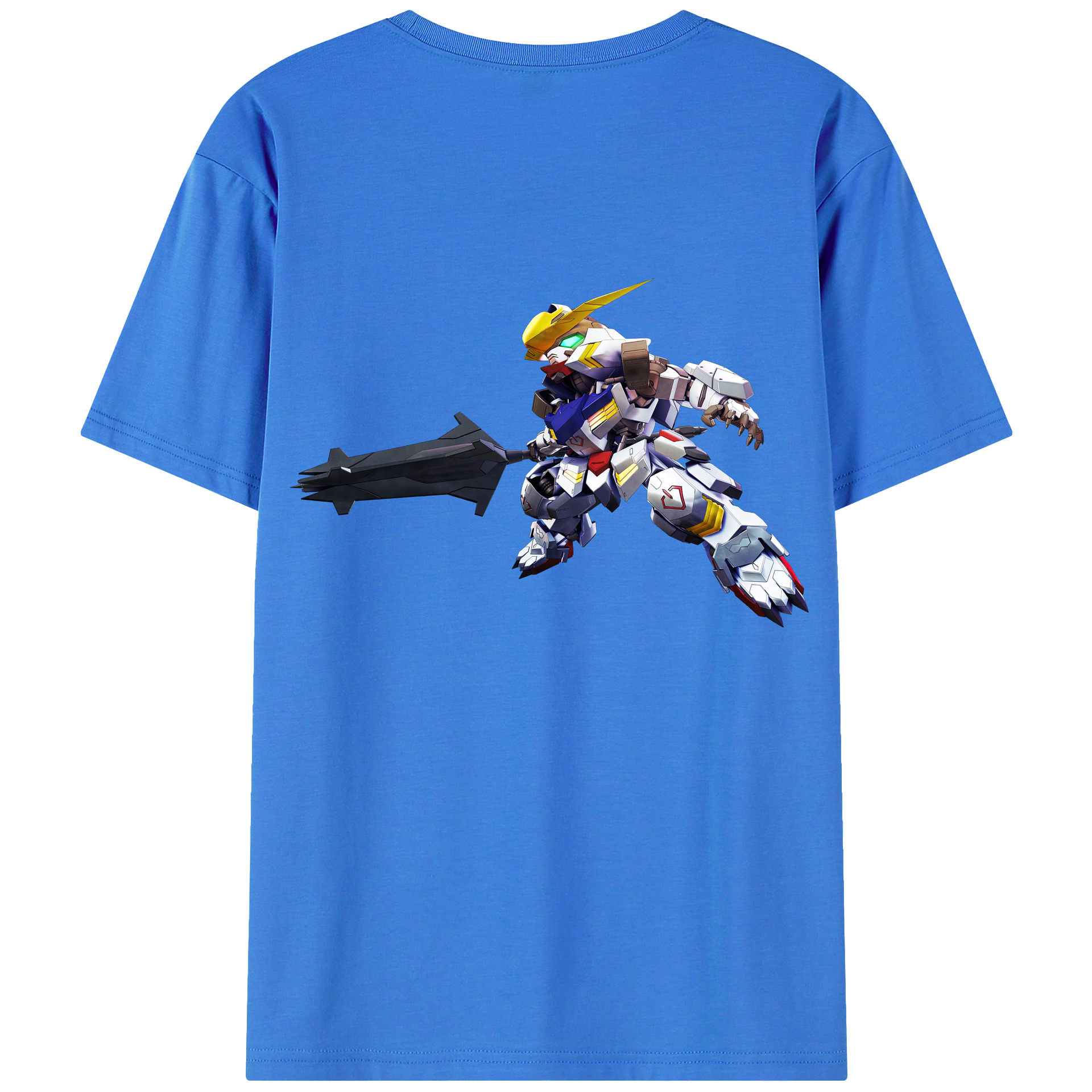（画像用） 機動戦士ガンダム Mobile Suit Gundam 綿100％半袖Tシャツ（背面プリント）