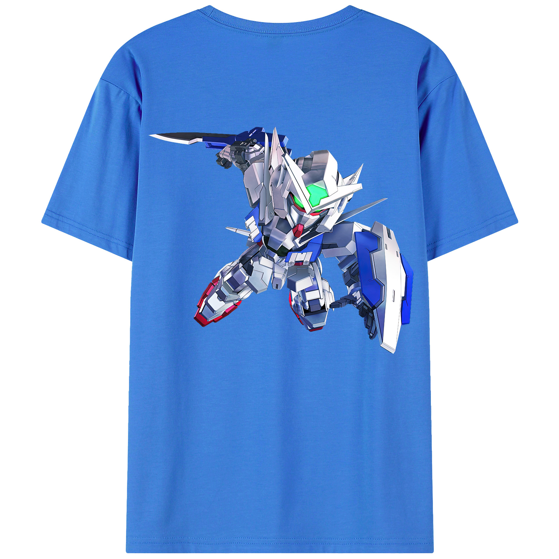 （画像用） 機動戦士ガンダム Mobile Suit Gundam 綿100％半袖Tシャツ（背面プリント）