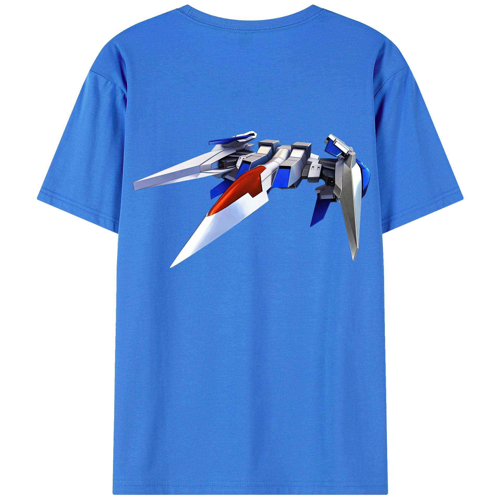 （画像用） 機動戦士ガンダム Mobile Suit Gundam 綿100％半袖Tシャツ（背面プリント）
