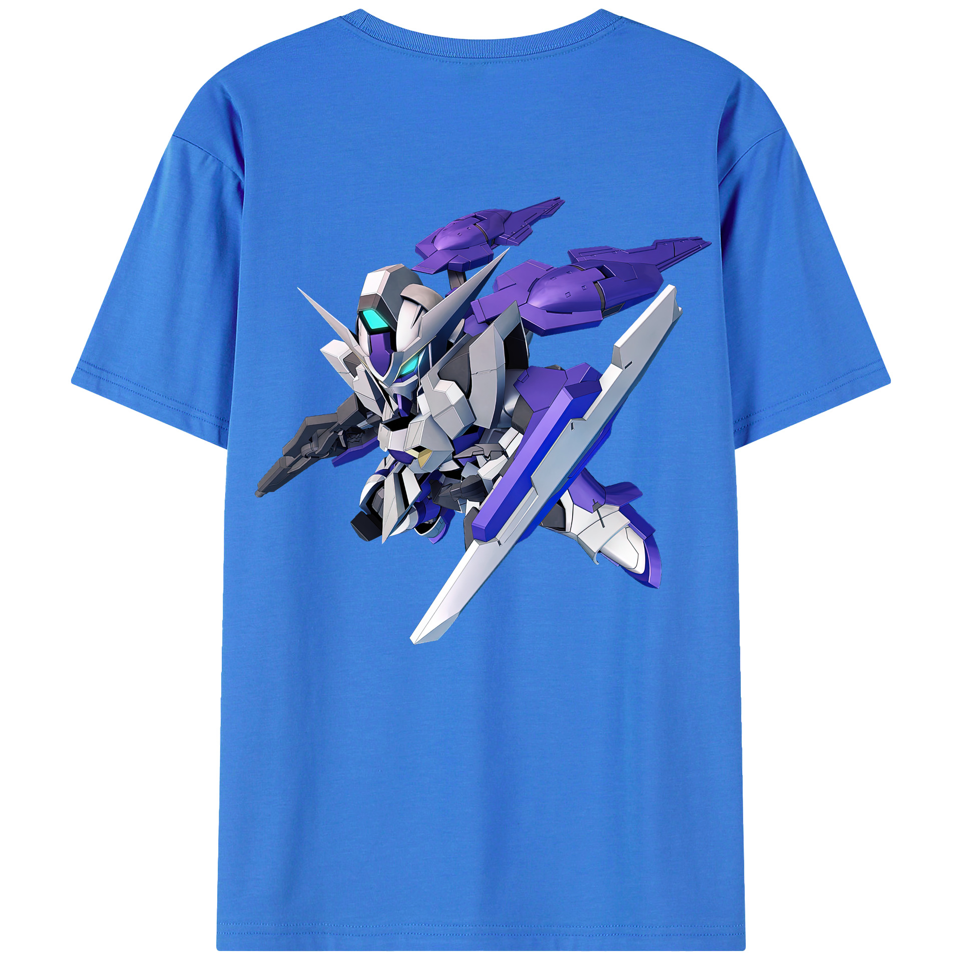（画像用） 機動戦士ガンダム Mobile Suit Gundam 綿100％半袖Tシャツ（背面プリント）