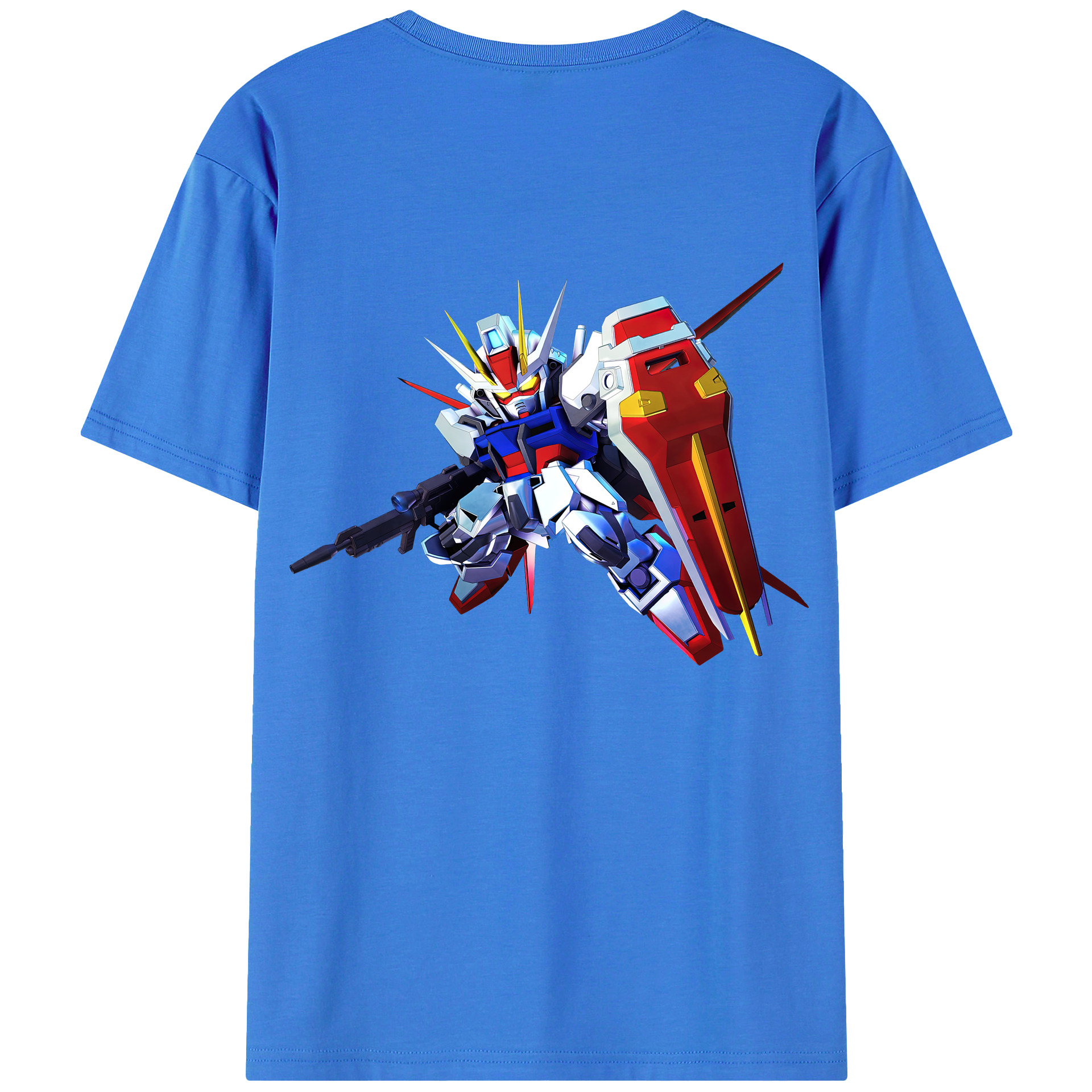 （画像用） 機動戦士ガンダム Mobile Suit Gundam 綿100％半袖Tシャツ（背面プリント）