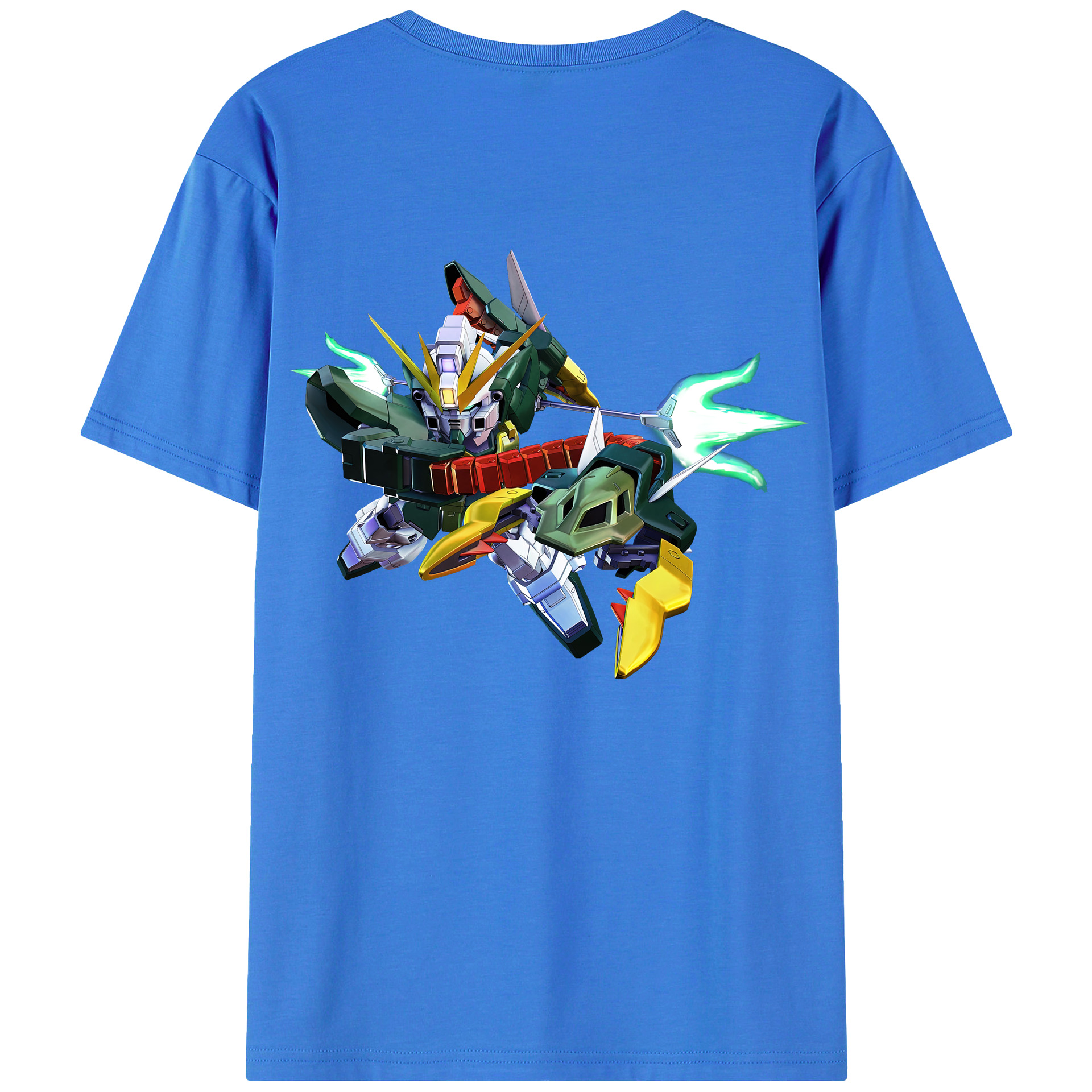 （画像用） 機動戦士ガンダム Mobile Suit Gundam 綿100％半袖Tシャツ（背面プリント）