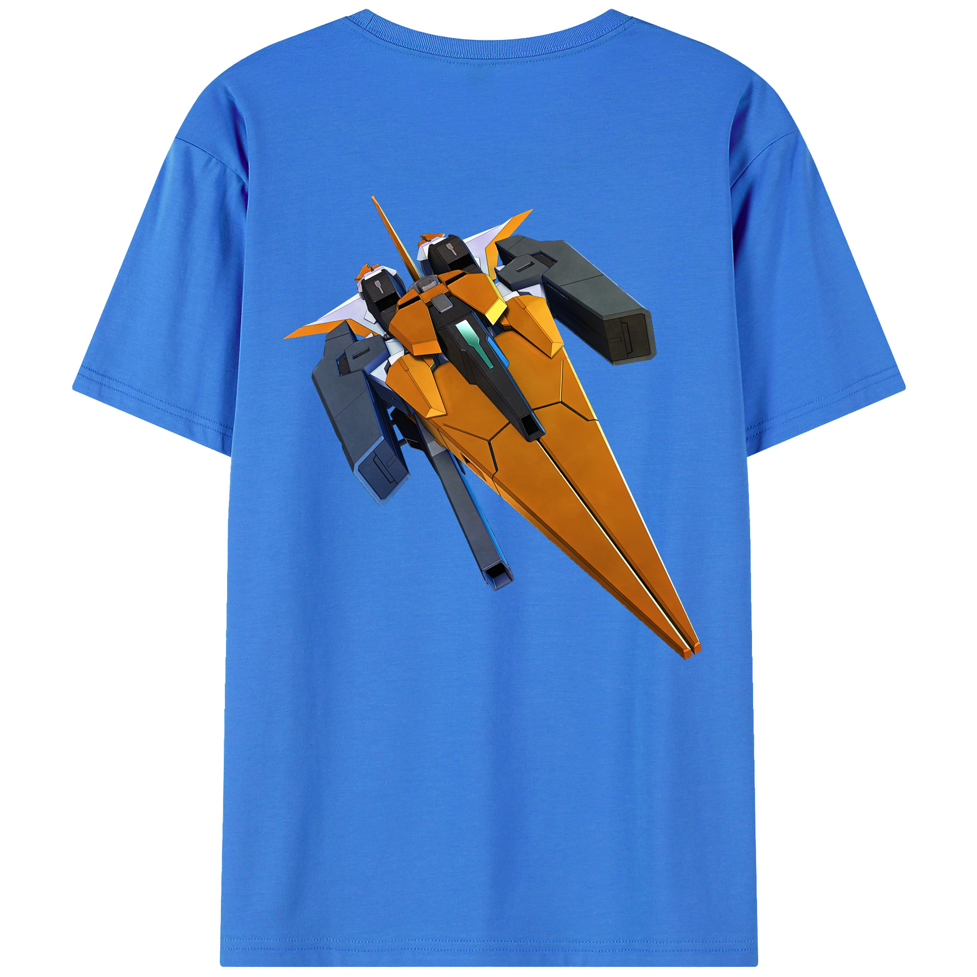 （画像用） 機動戦士ガンダム Mobile Suit Gundam 綿100％半袖Tシャツ（背面プリント）