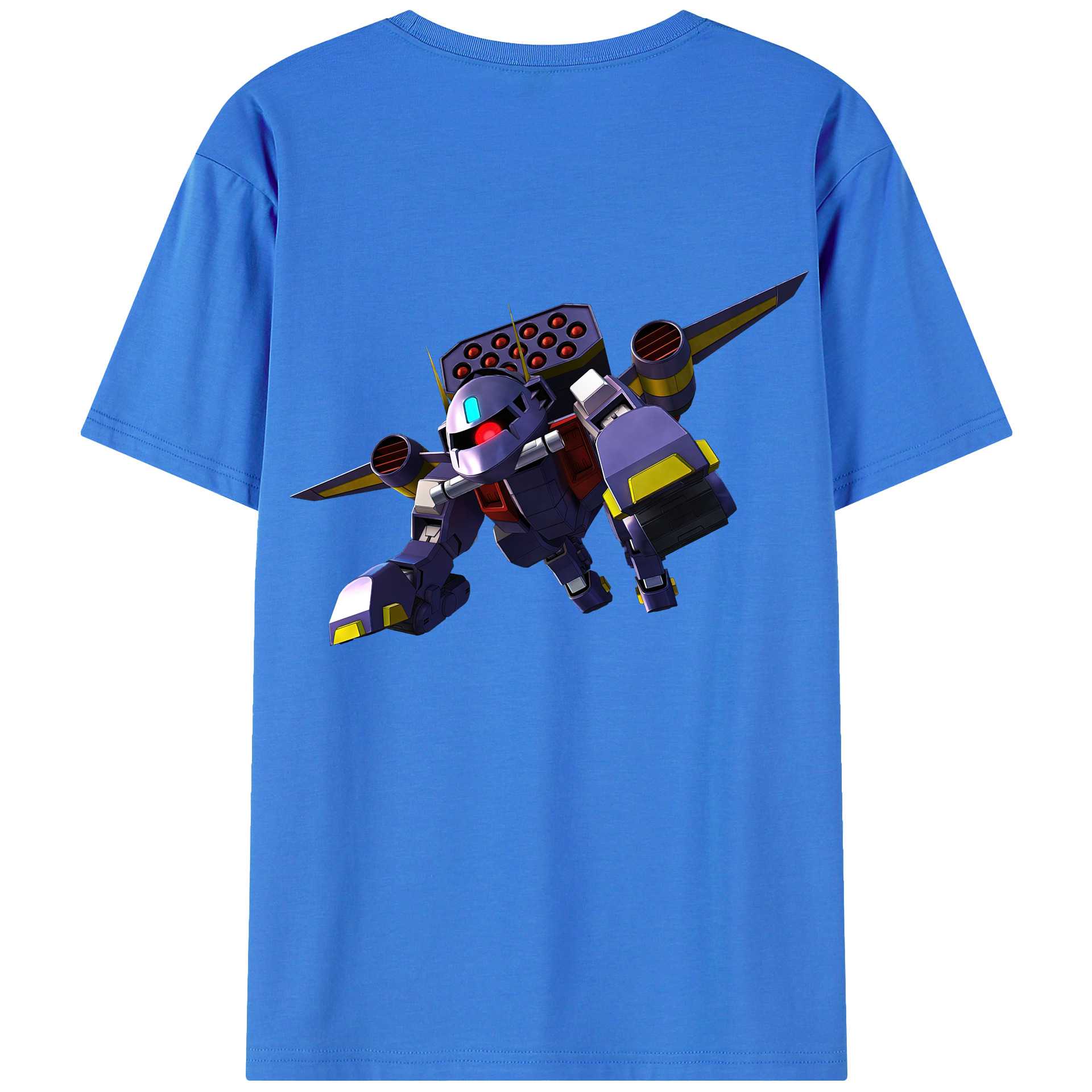 （画像用） 機動戦士ガンダム Mobile Suit Gundam 綿100％半袖Tシャツ（背面プリント）