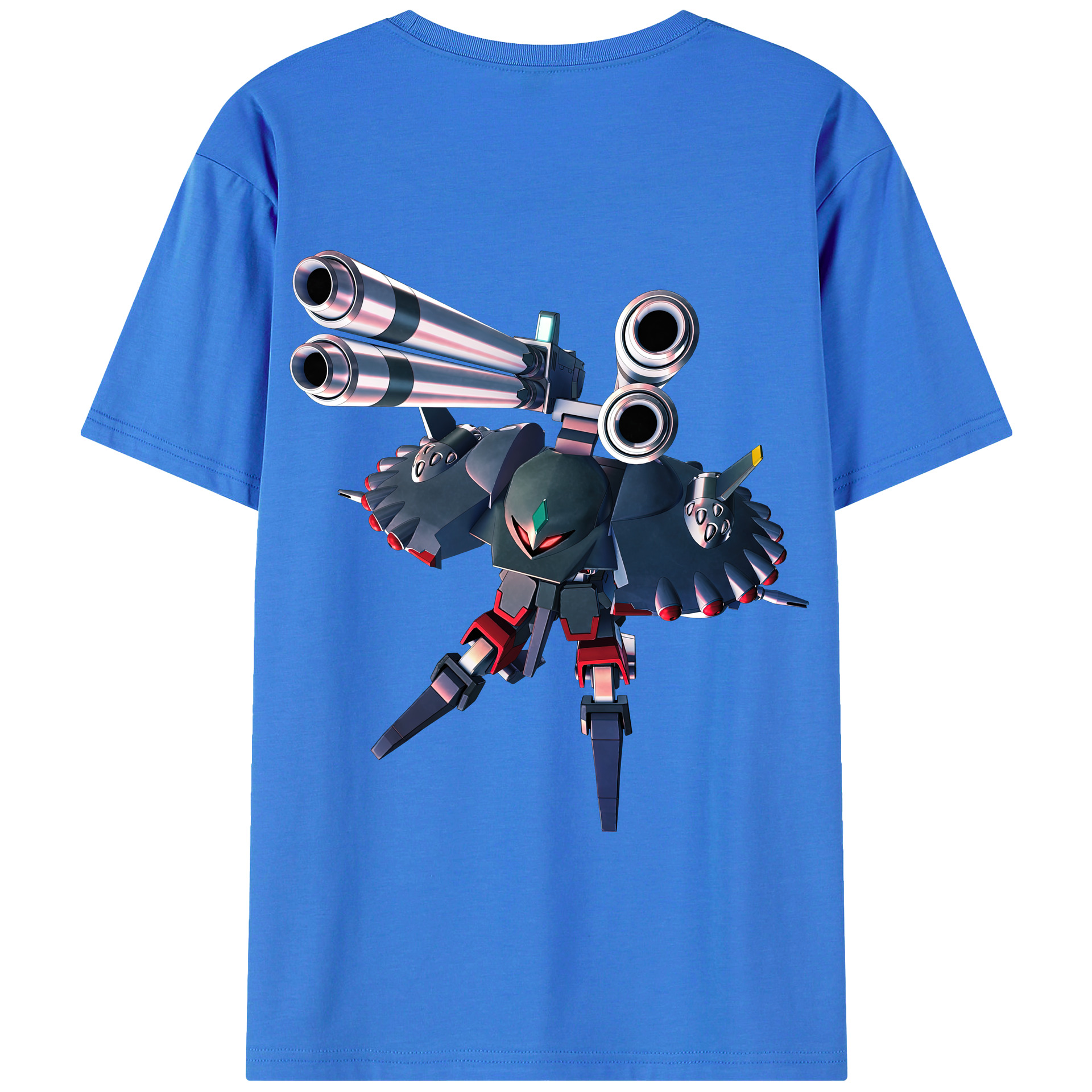 （画像用） 機動戦士ガンダム Mobile Suit Gundam 綿100％半袖Tシャツ（背面プリント）