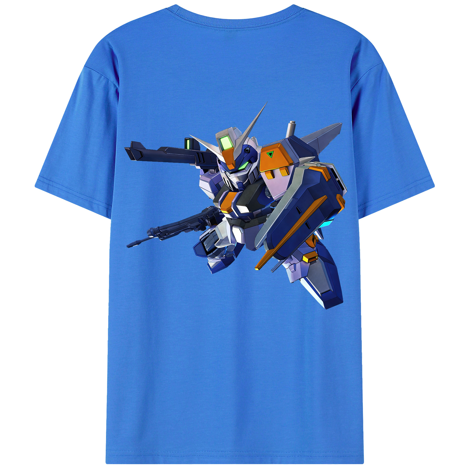 （画像用） 機動戦士ガンダム Mobile Suit Gundam 綿100％半袖Tシャツ（背面プリント）
