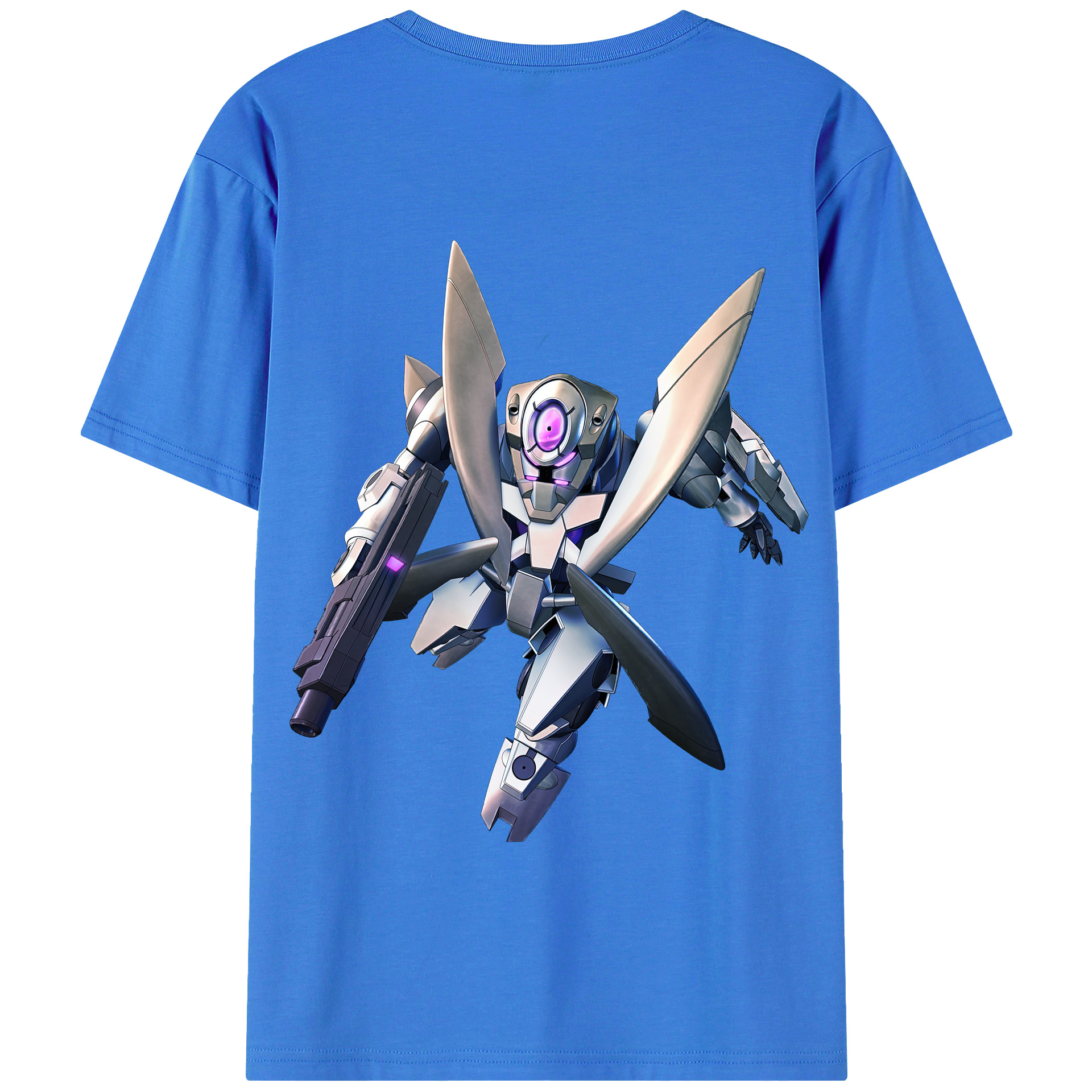 （画像用） 機動戦士ガンダム Mobile Suit Gundam 綿100％半袖Tシャツ（背面プリント）