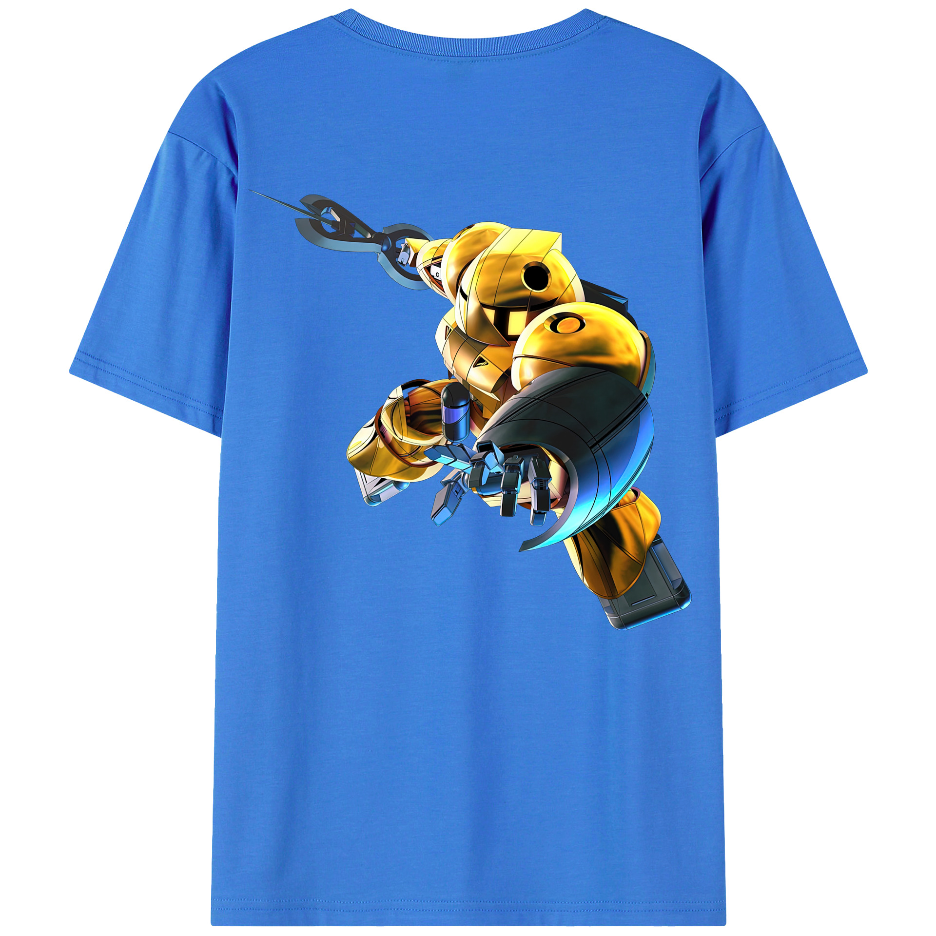 （画像用） 機動戦士ガンダム Mobile Suit Gundam 綿100％半袖Tシャツ（背面プリント）