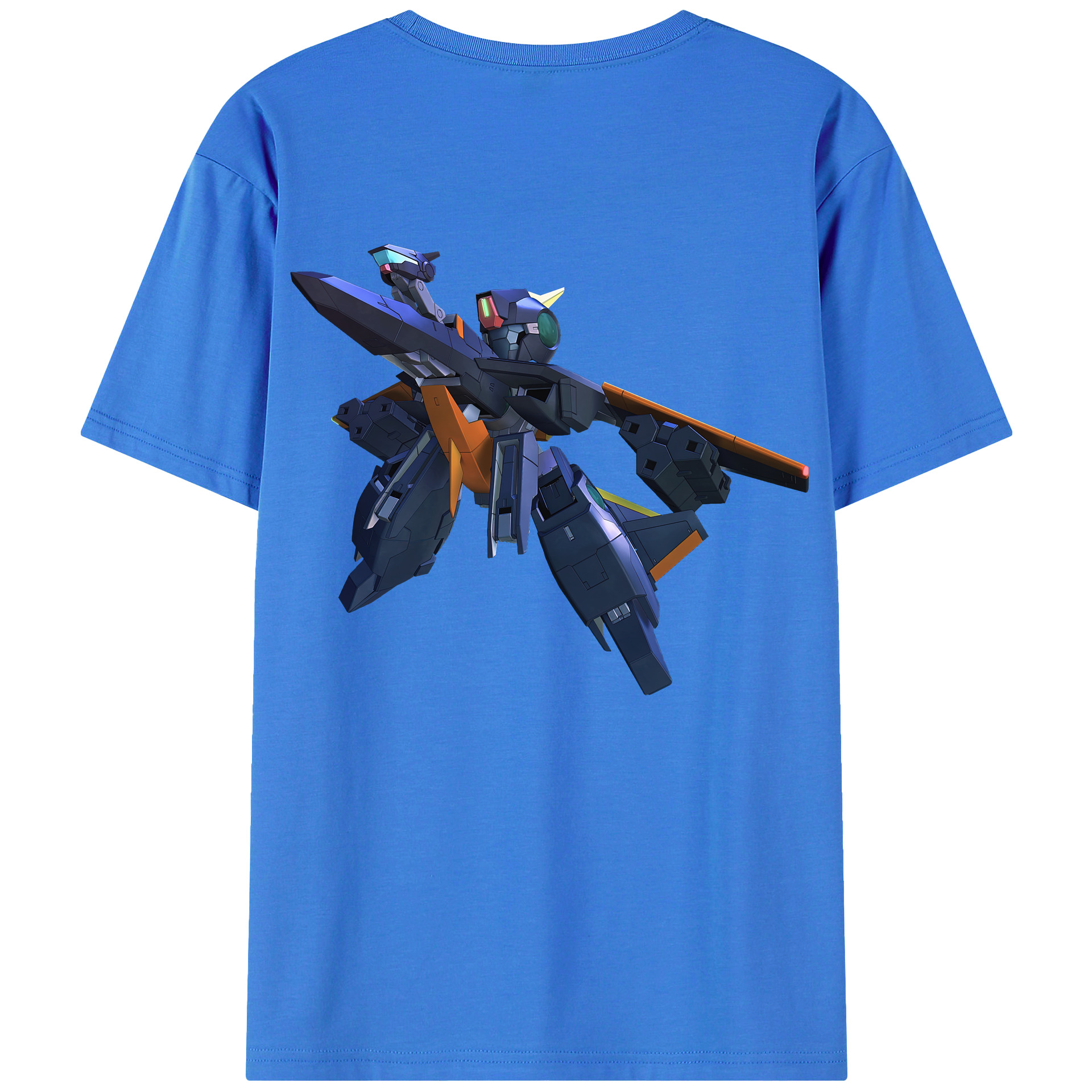 （画像用） 機動戦士ガンダム Mobile Suit Gundam 綿100％半袖Tシャツ（背面プリント）