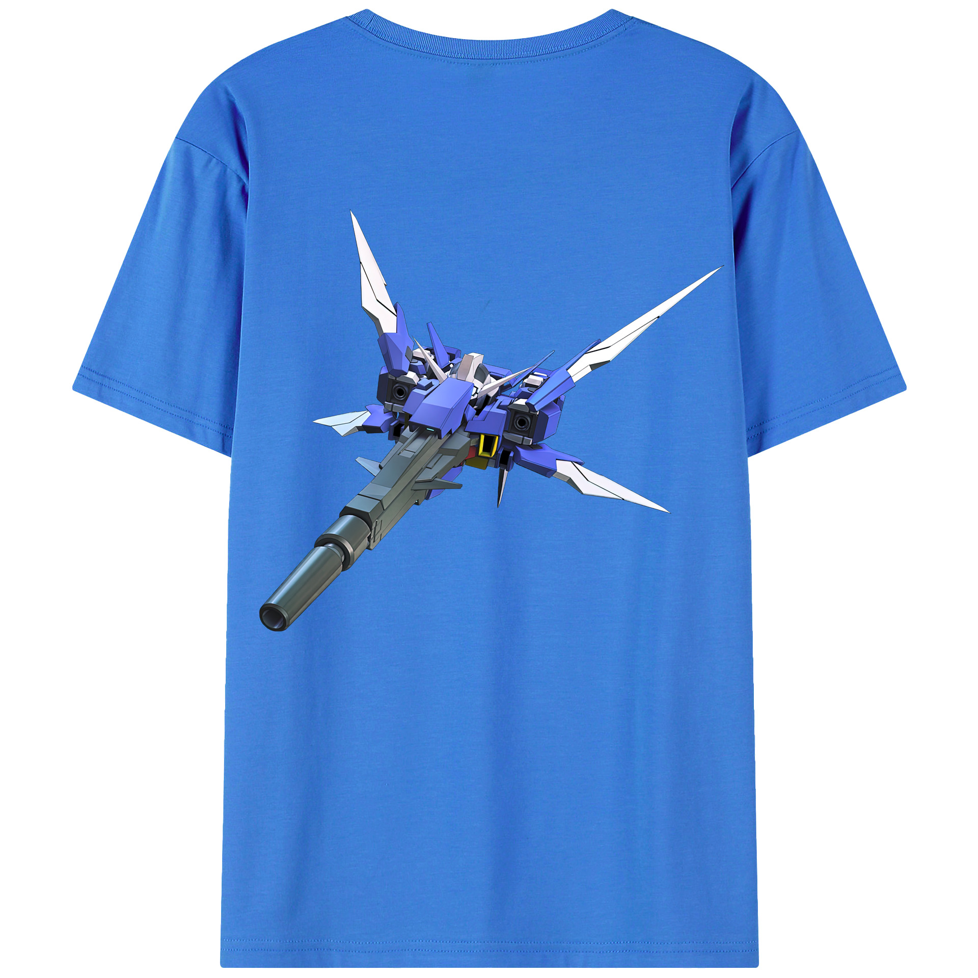 （画像用） 機動戦士ガンダム Mobile Suit Gundam 綿100％半袖Tシャツ（背面プリント）