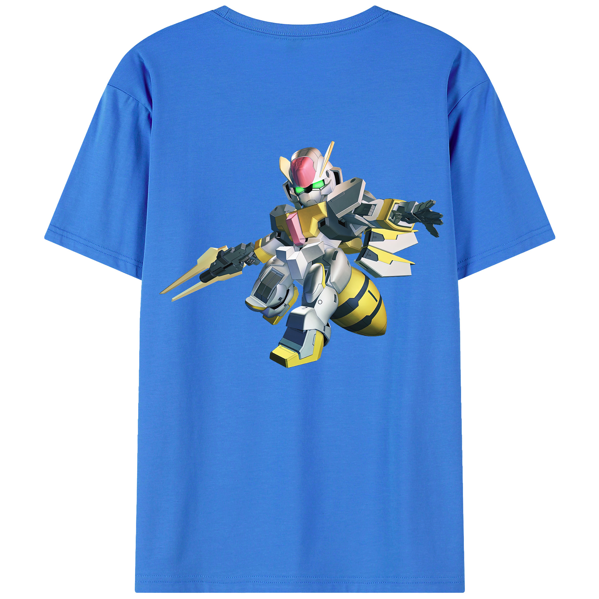 （画像用） 機動戦士ガンダム Mobile Suit Gundam 綿100％半袖Tシャツ（背面プリント）