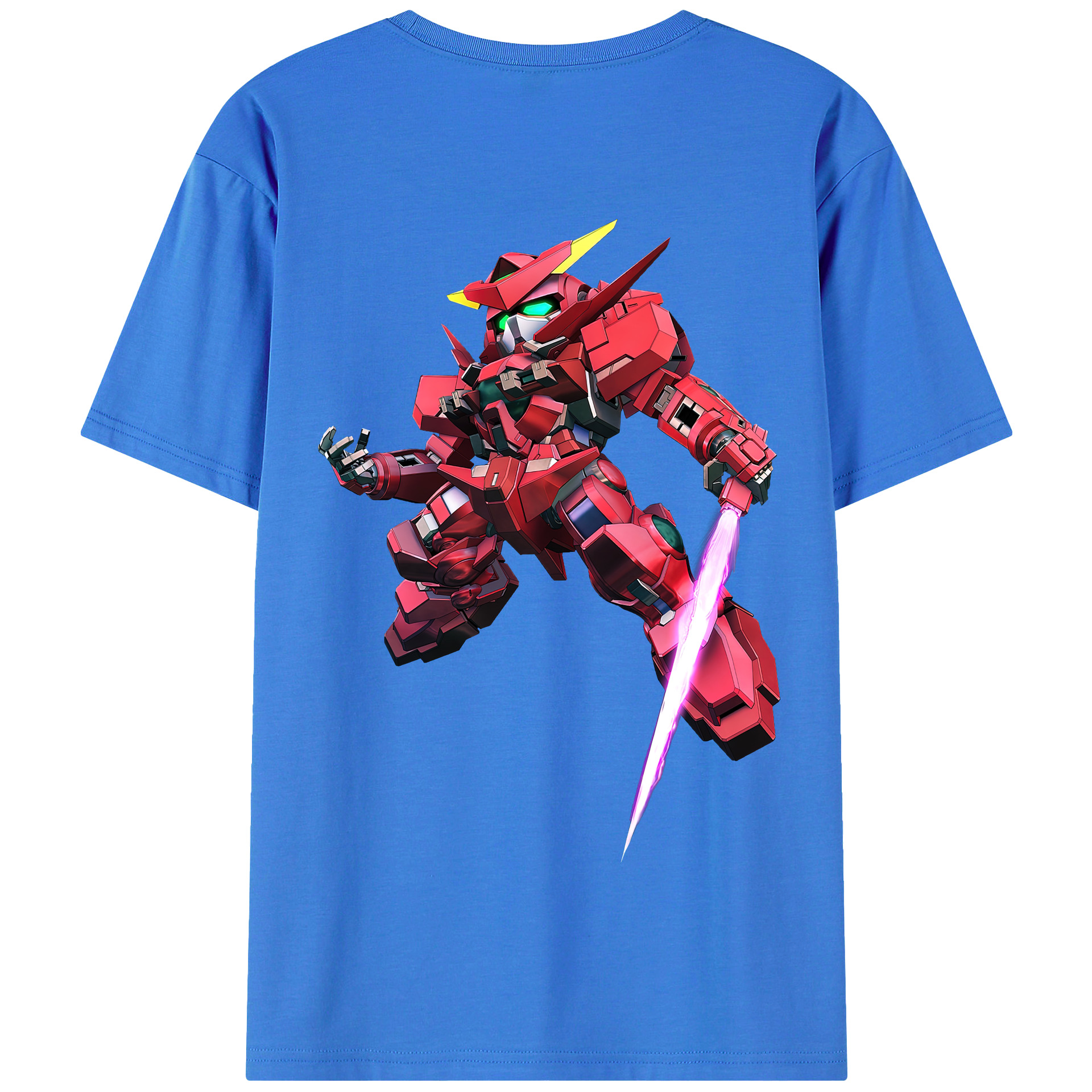 （画像用） 機動戦士ガンダム Mobile Suit Gundam 綿100％半袖Tシャツ（背面プリント）