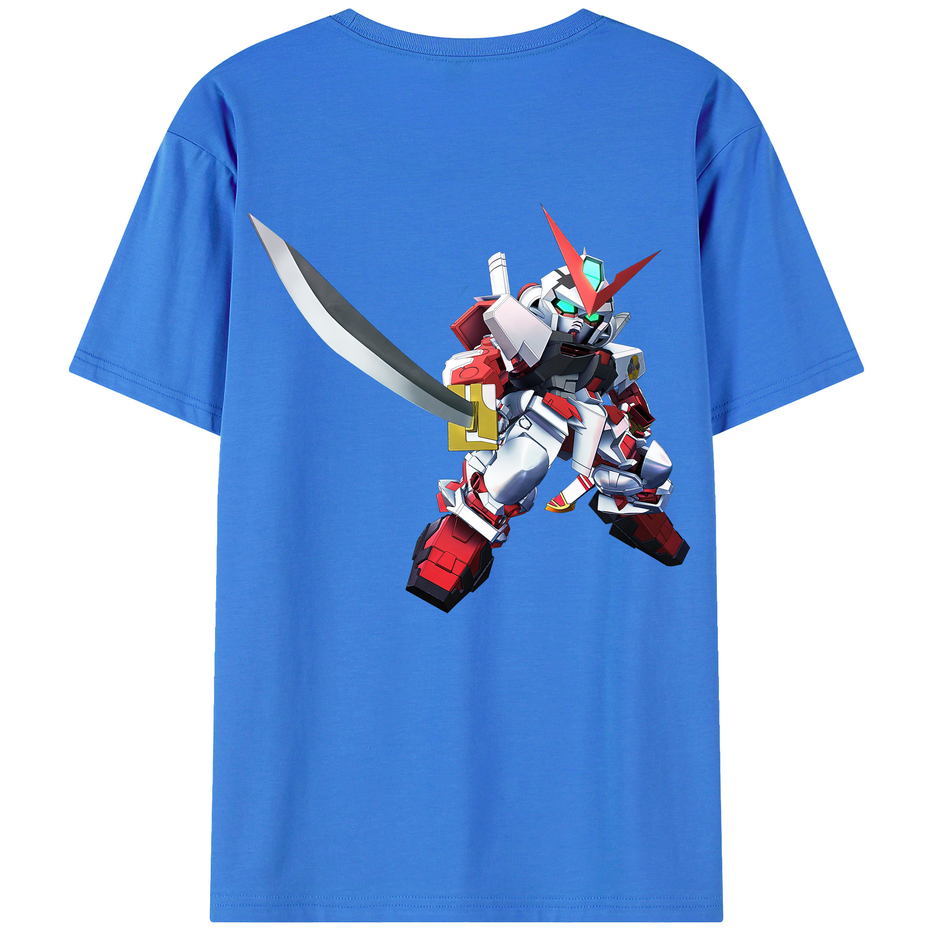 （画像用） 機動戦士ガンダム Mobile Suit Gundam 綿100％半袖Tシャツ（背面プリント）