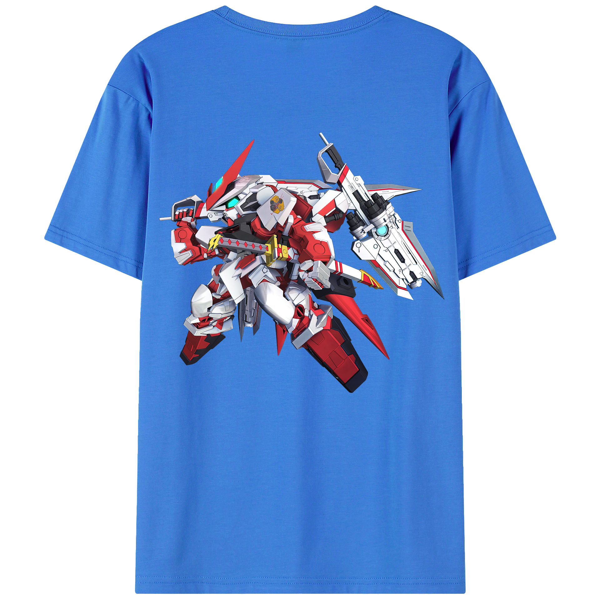 （画像用） 機動戦士ガンダム Mobile Suit Gundam 綿100％半袖Tシャツ（背面プリント）