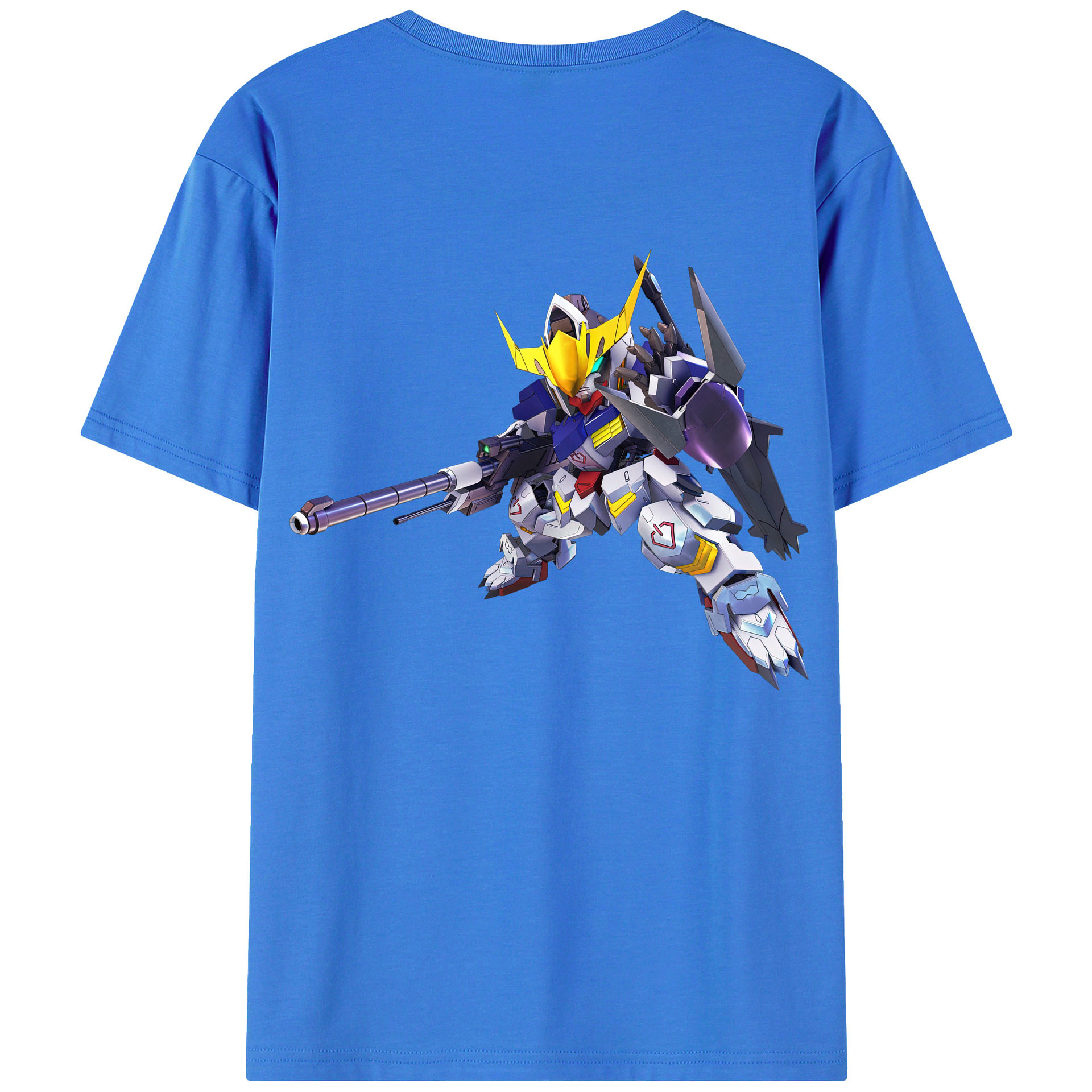 （画像用） 機動戦士ガンダム Mobile Suit Gundam 綿100％半袖Tシャツ（背面プリント）
