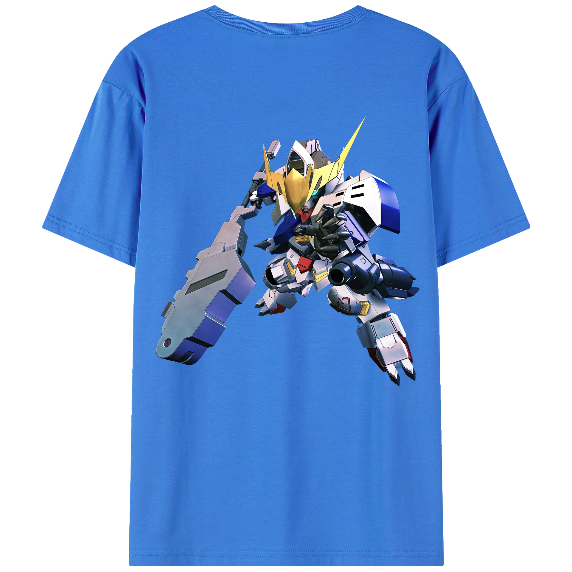 （画像用） 機動戦士ガンダム Mobile Suit Gundam 綿100％半袖Tシャツ（背面プリント）