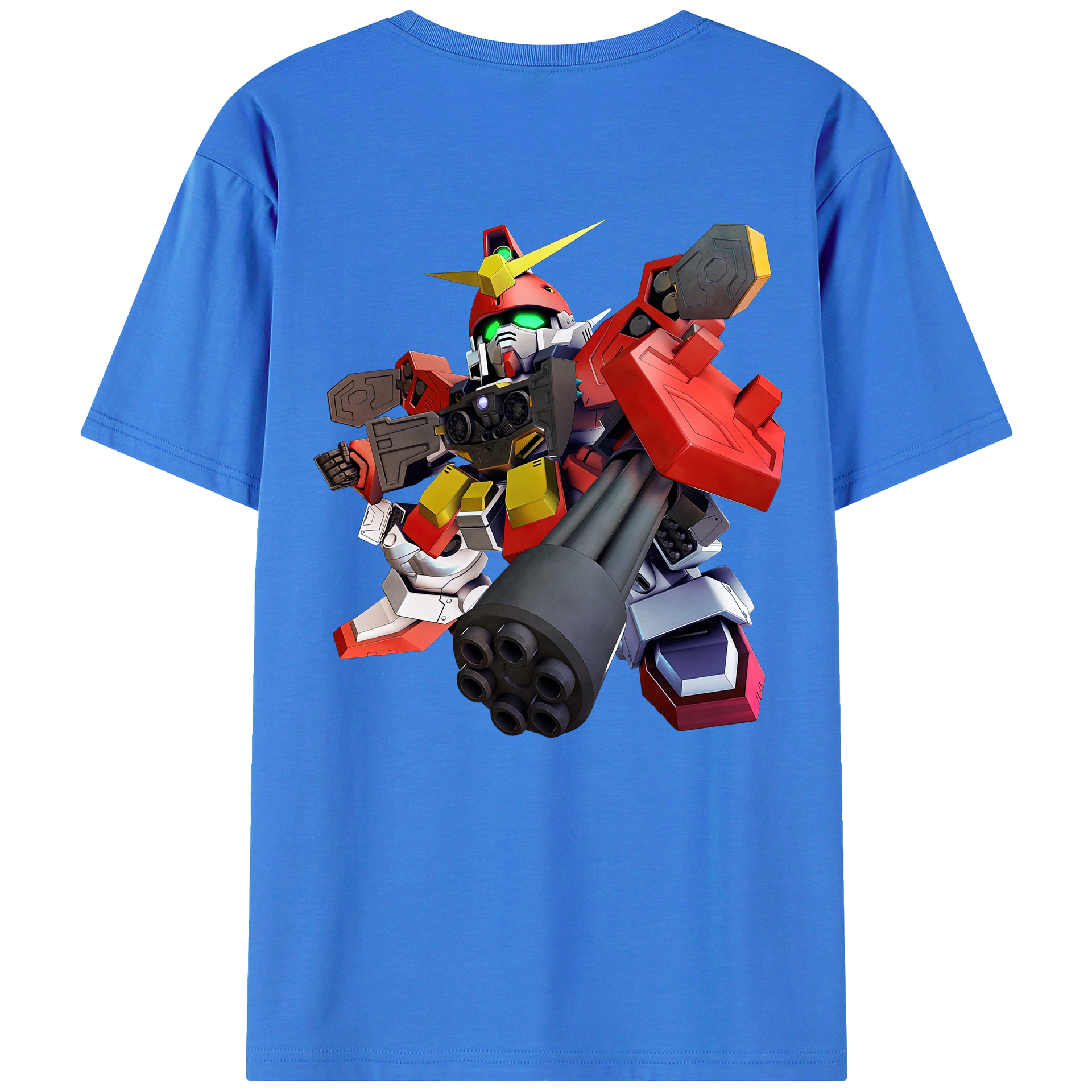 （画像用） 機動戦士ガンダム Mobile Suit Gundam 綿100％半袖Tシャツ（背面プリント）