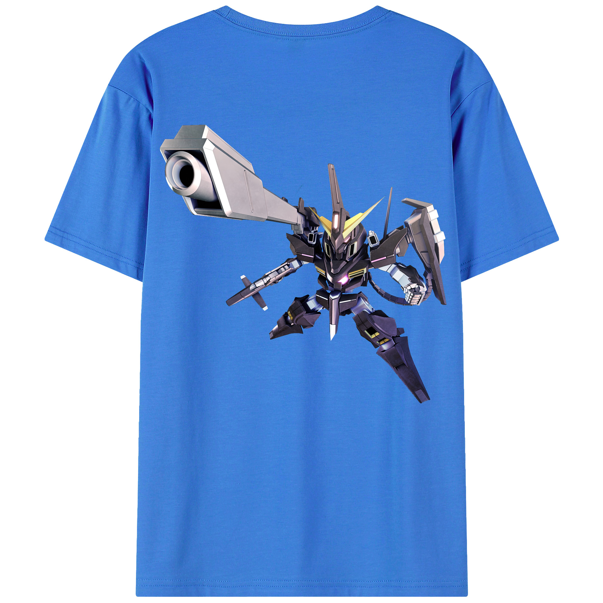 （画像用） 機動戦士ガンダム Mobile Suit Gundam 綿100％半袖Tシャツ（背面プリント）
