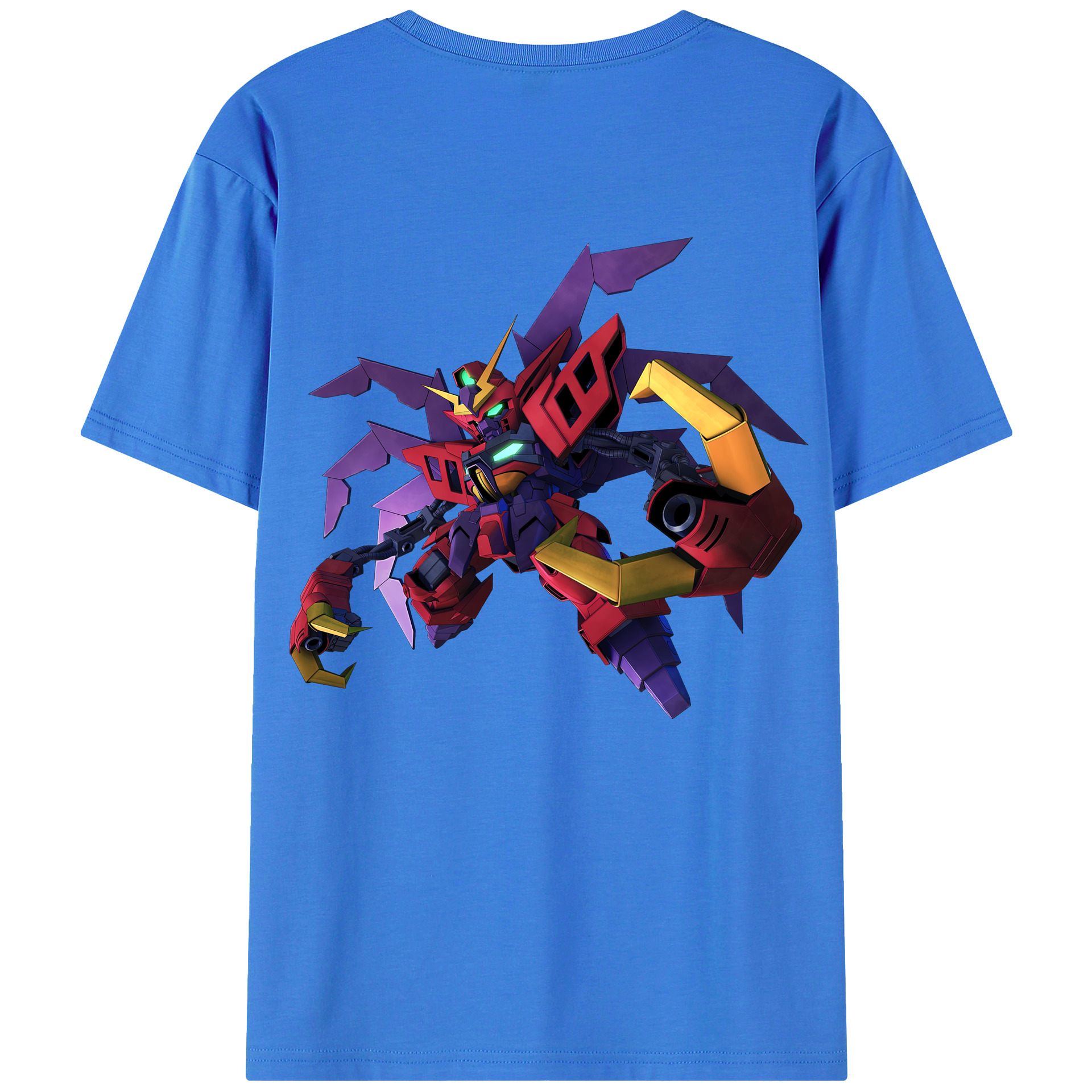 （画像用） 機動戦士ガンダム Mobile Suit Gundam 綿100％半袖Tシャツ（背面プリント）