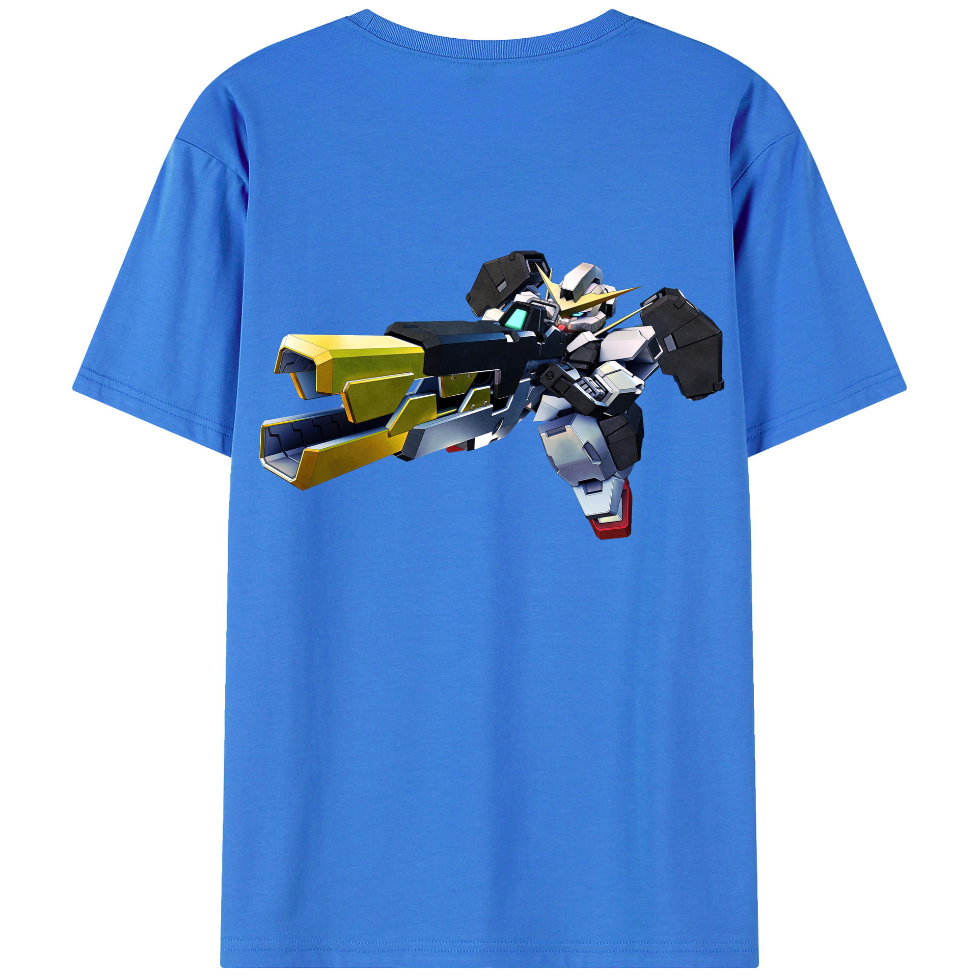 （画像用） 機動戦士ガンダム Mobile Suit Gundam 綿100％半袖Tシャツ（背面プリント）