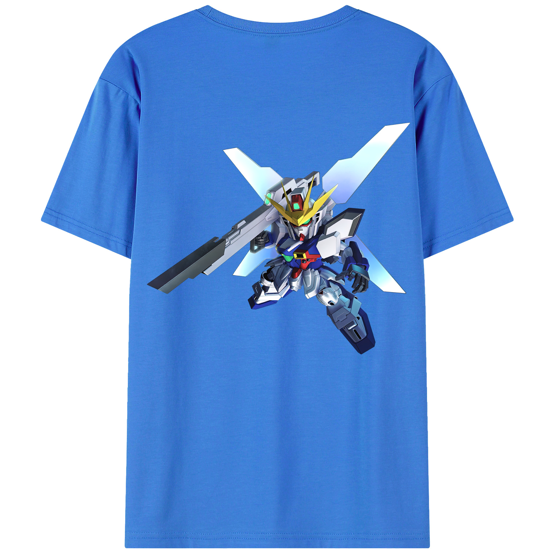 （画像用） 機動戦士ガンダム Mobile Suit Gundam 綿100％半袖Tシャツ（背面プリント）