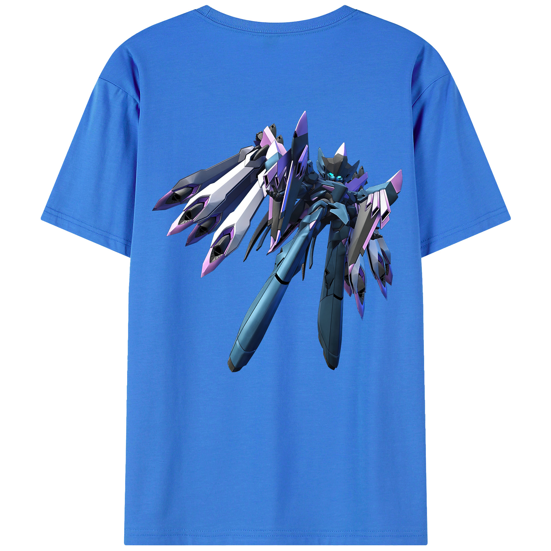 （画像用） 機動戦士ガンダム Mobile Suit Gundam 綿100％半袖Tシャツ（背面プリント）