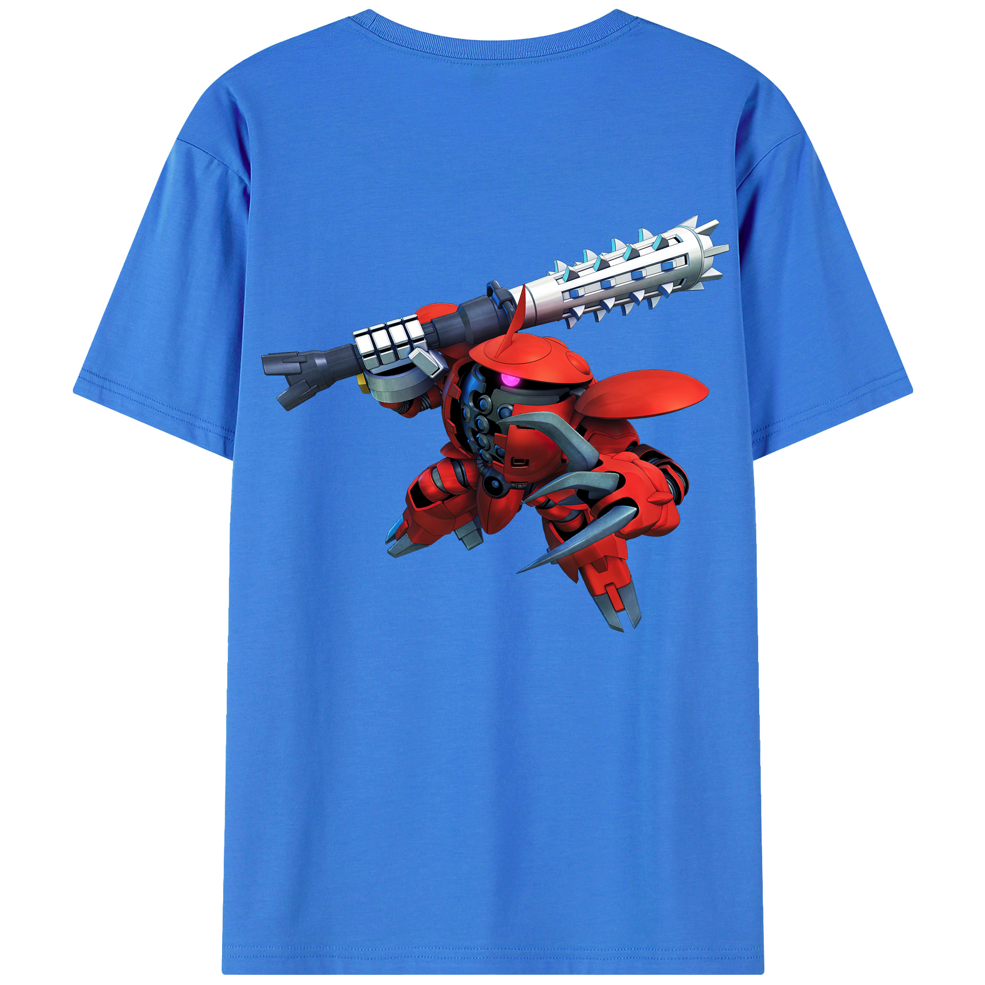 （画像用） 機動戦士ガンダム Mobile Suit Gundam 綿100％半袖Tシャツ（背面プリント）