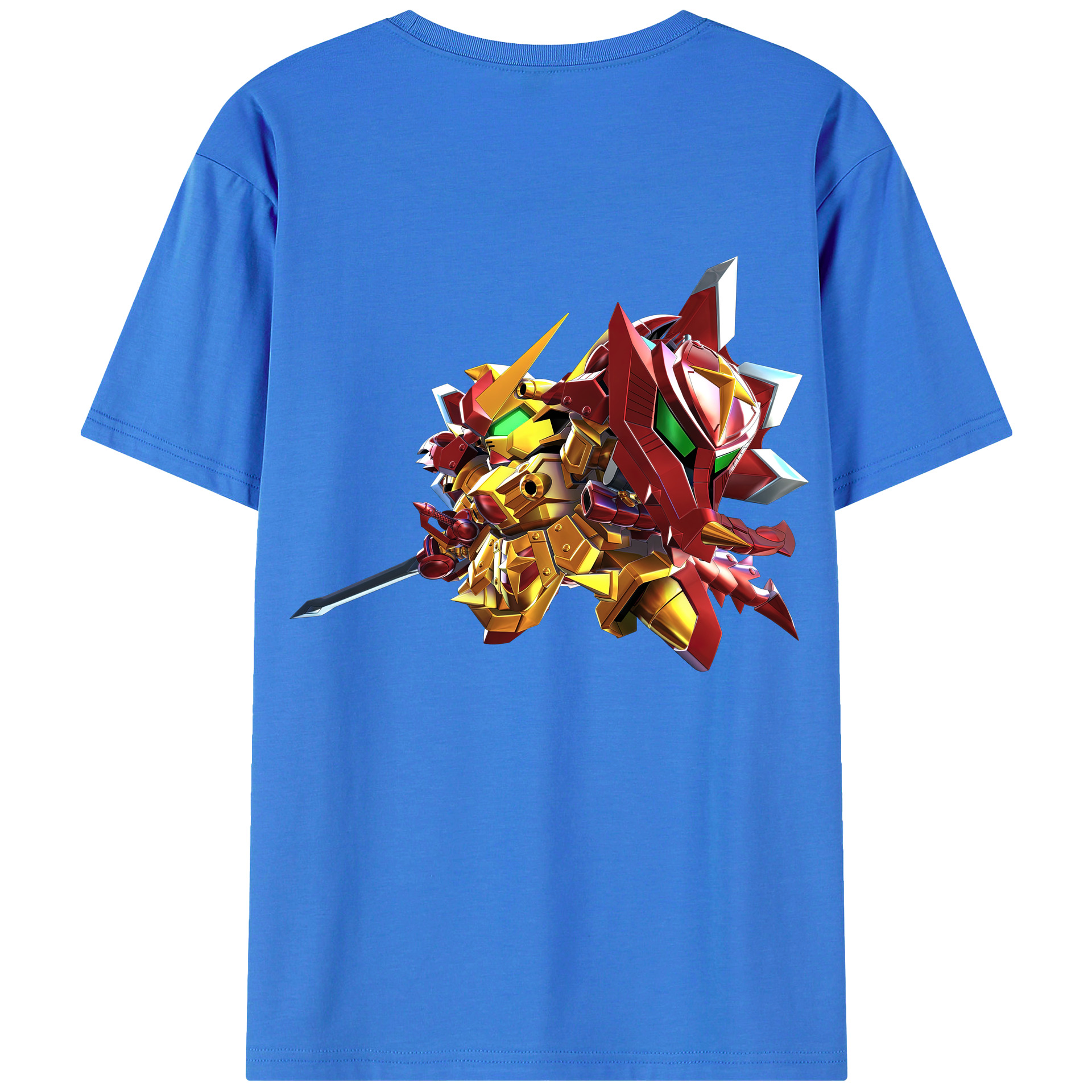 （画像用） 機動戦士ガンダム Mobile Suit Gundam 綿100％半袖Tシャツ（背面プリント）