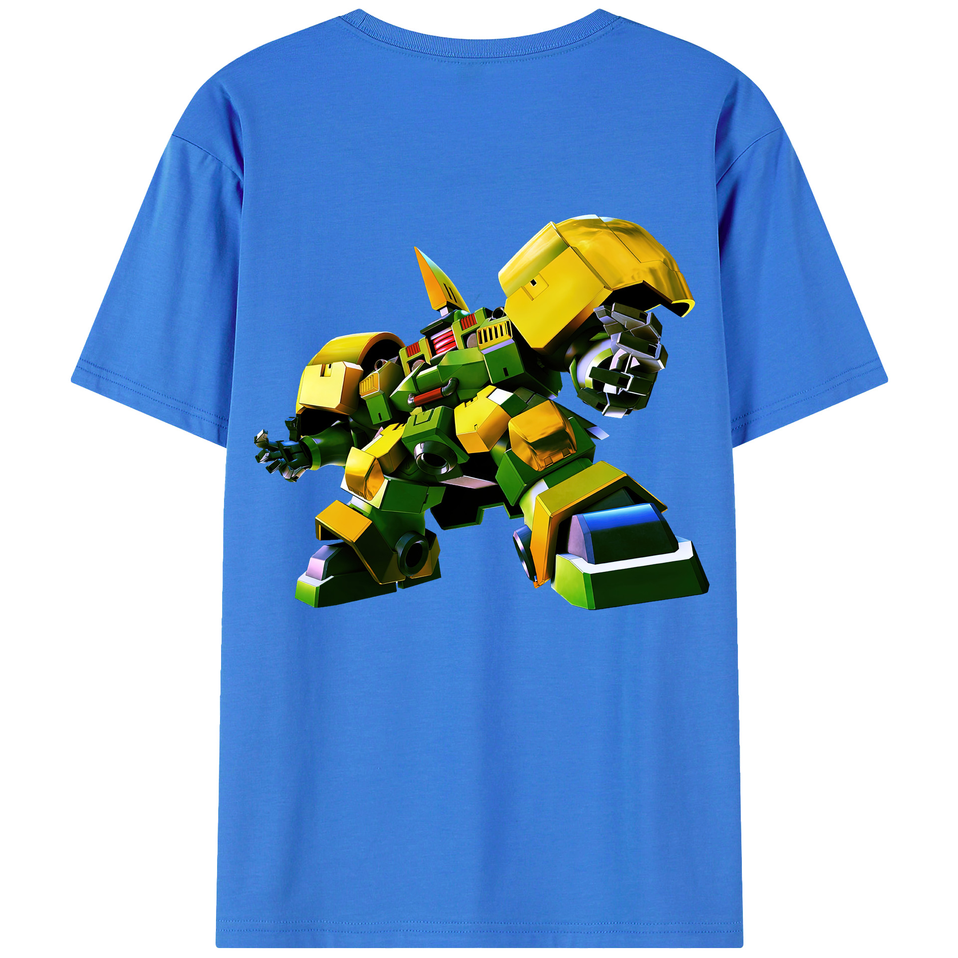 （画像用） 機動戦士ガンダム Mobile Suit Gundam 綿100％半袖Tシャツ（背面プリント）
