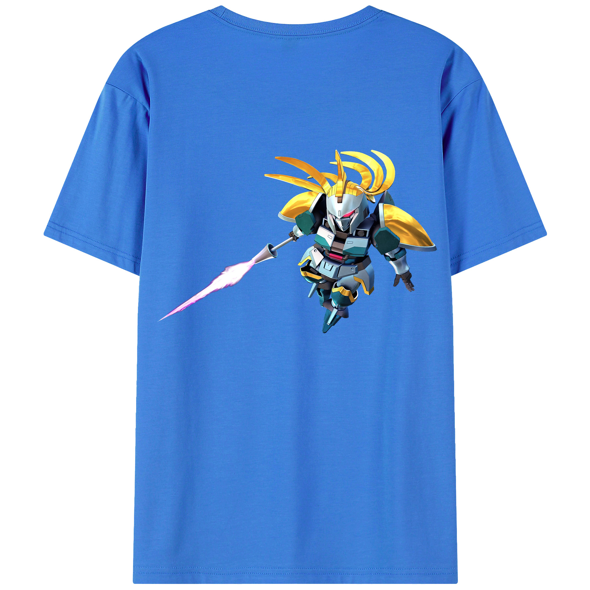 （画像用） 機動戦士ガンダム Mobile Suit Gundam 綿100％半袖Tシャツ（背面プリント）