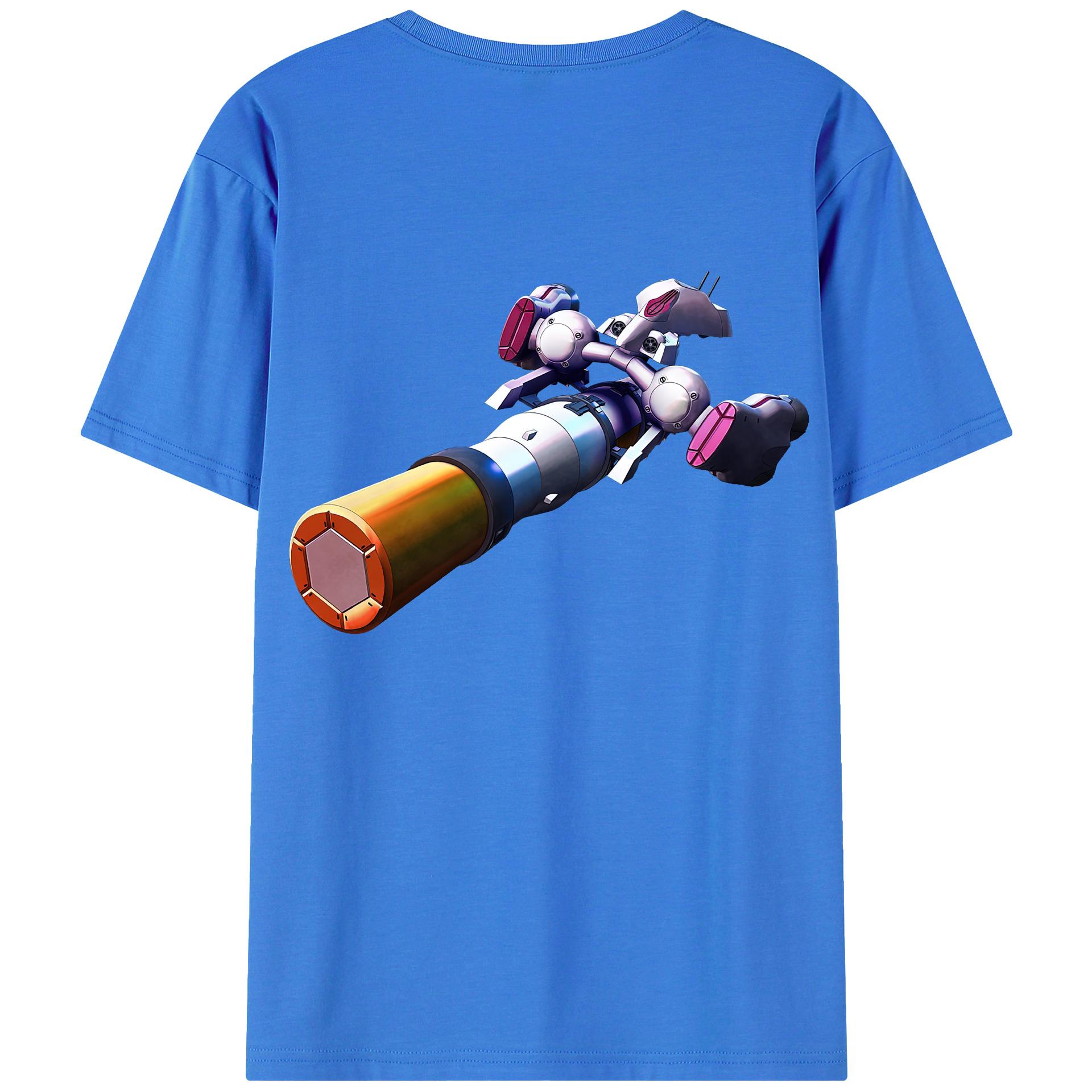 （画像用） 機動戦士ガンダム Mobile Suit Gundam 綿100％半袖Tシャツ（背面プリント）