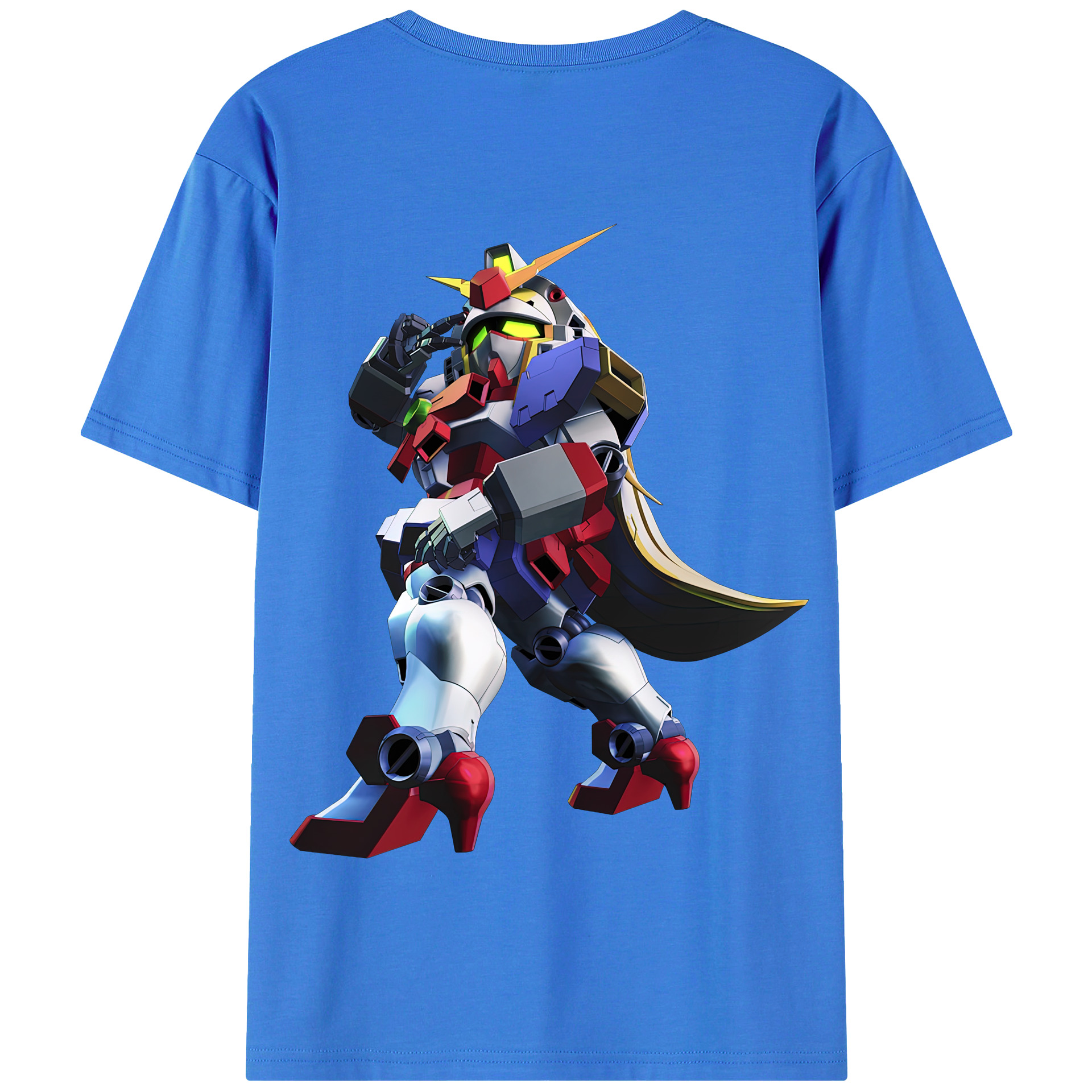 （画像用） 機動戦士ガンダム Mobile Suit Gundam 綿100％半袖Tシャツ（背面プリント）
