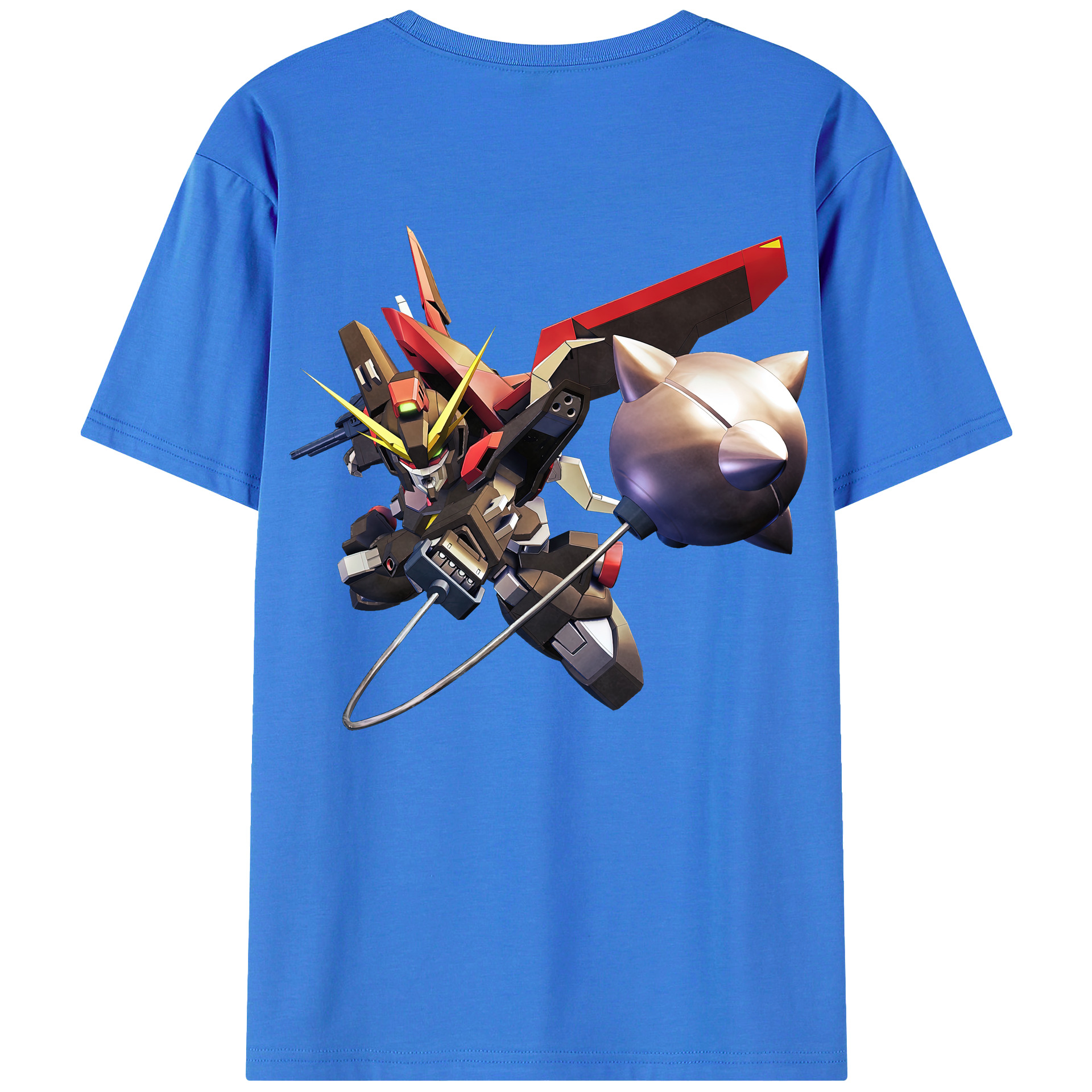 （画像用） 機動戦士ガンダム Mobile Suit Gundam 綿100％半袖Tシャツ（背面プリント）