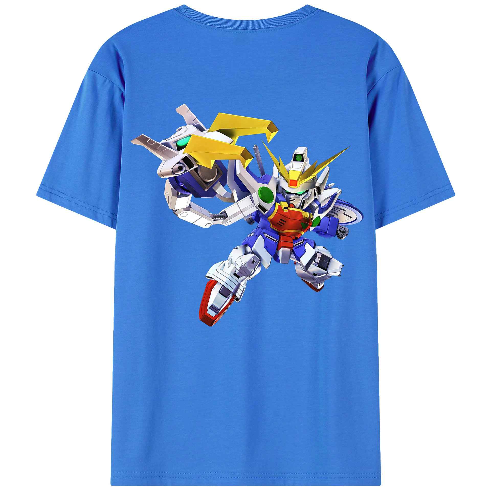 （画像用） 機動戦士ガンダム Mobile Suit Gundam 綿100％半袖Tシャツ（背面プリント）