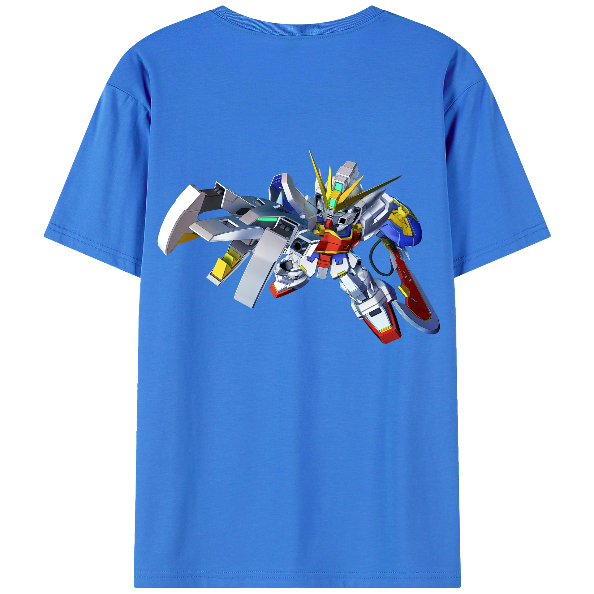 （画像用） 機動戦士ガンダム Mobile Suit Gundam 綿100％半袖Tシャツ（背面プリント）