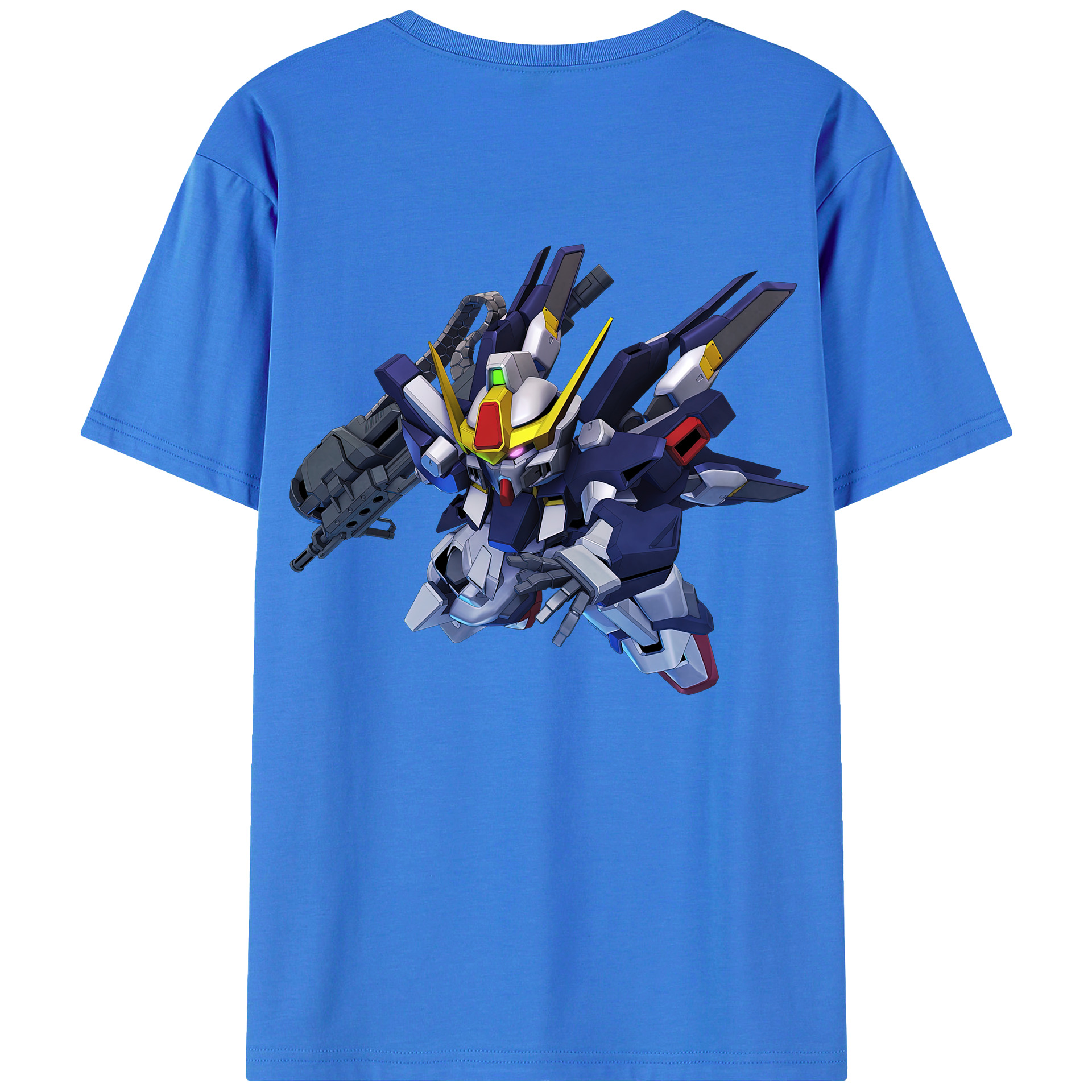 （画像用） 機動戦士ガンダム Mobile Suit Gundam 綿100％半袖Tシャツ（背面プリント）