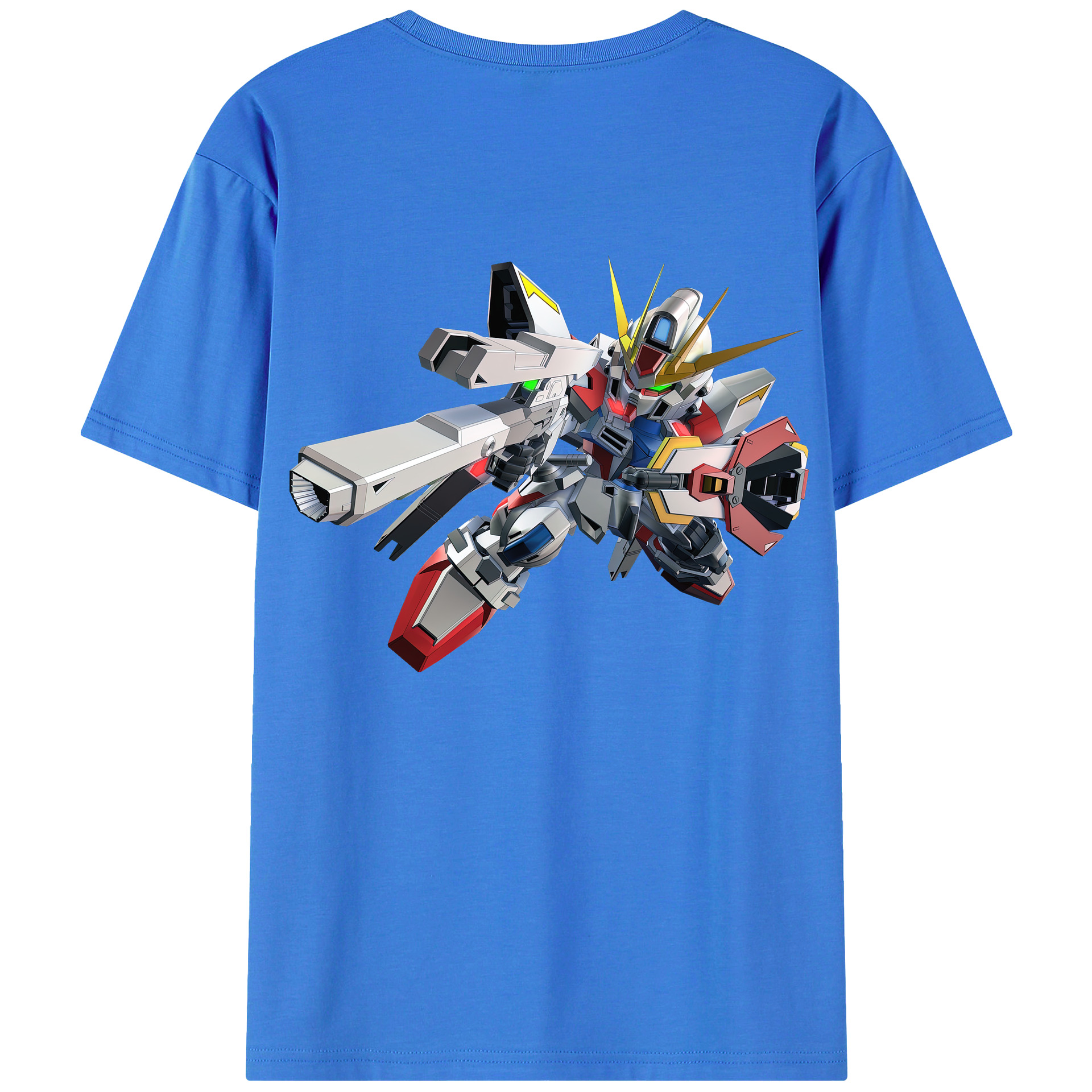 （画像用） 機動戦士ガンダム Mobile Suit Gundam 綿100％半袖Tシャツ（背面プリント）