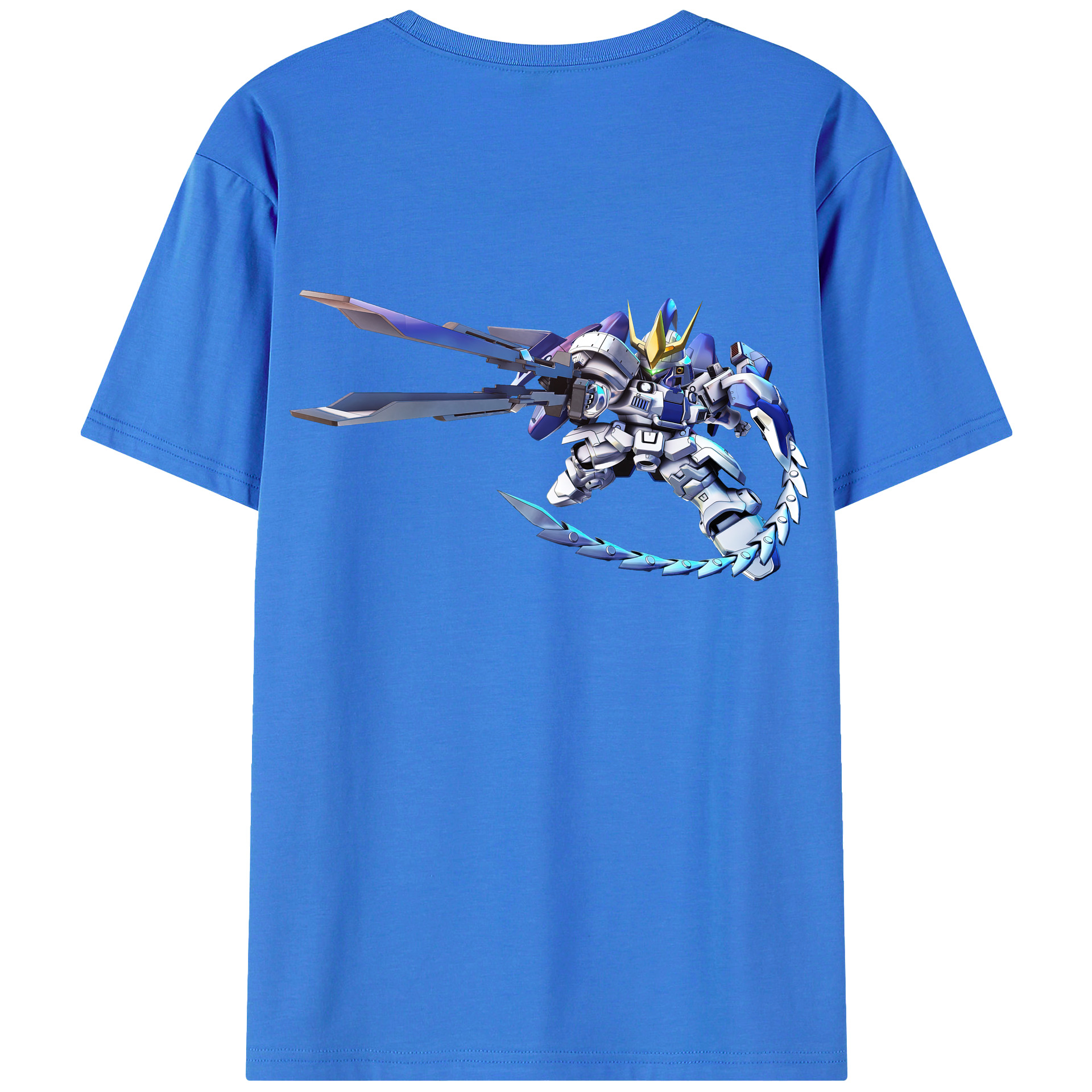 （画像用） 機動戦士ガンダム Mobile Suit Gundam 綿100％半袖Tシャツ（背面プリント）