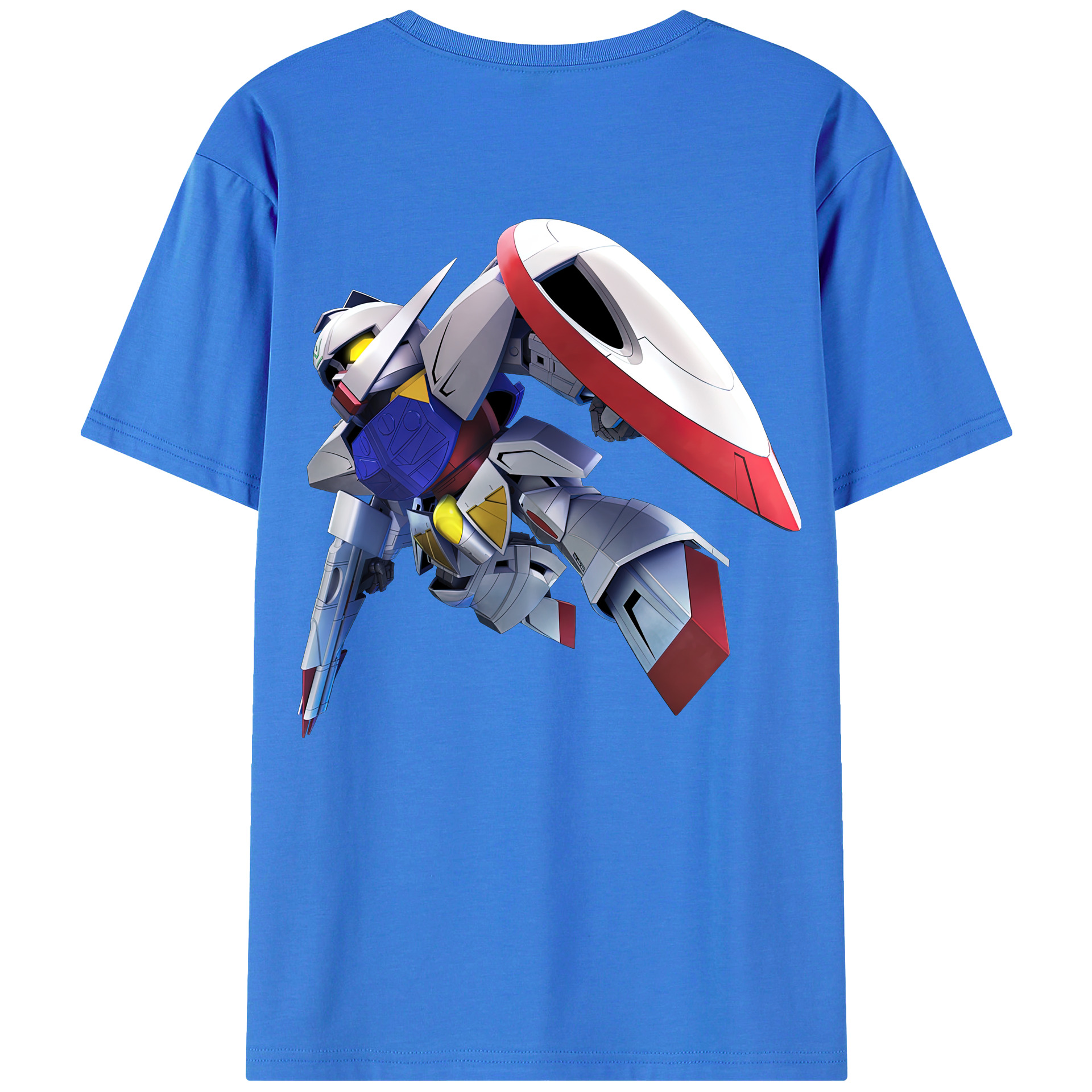 （画像用） 機動戦士ガンダム Mobile Suit Gundam 綿100％半袖Tシャツ（背面プリント）