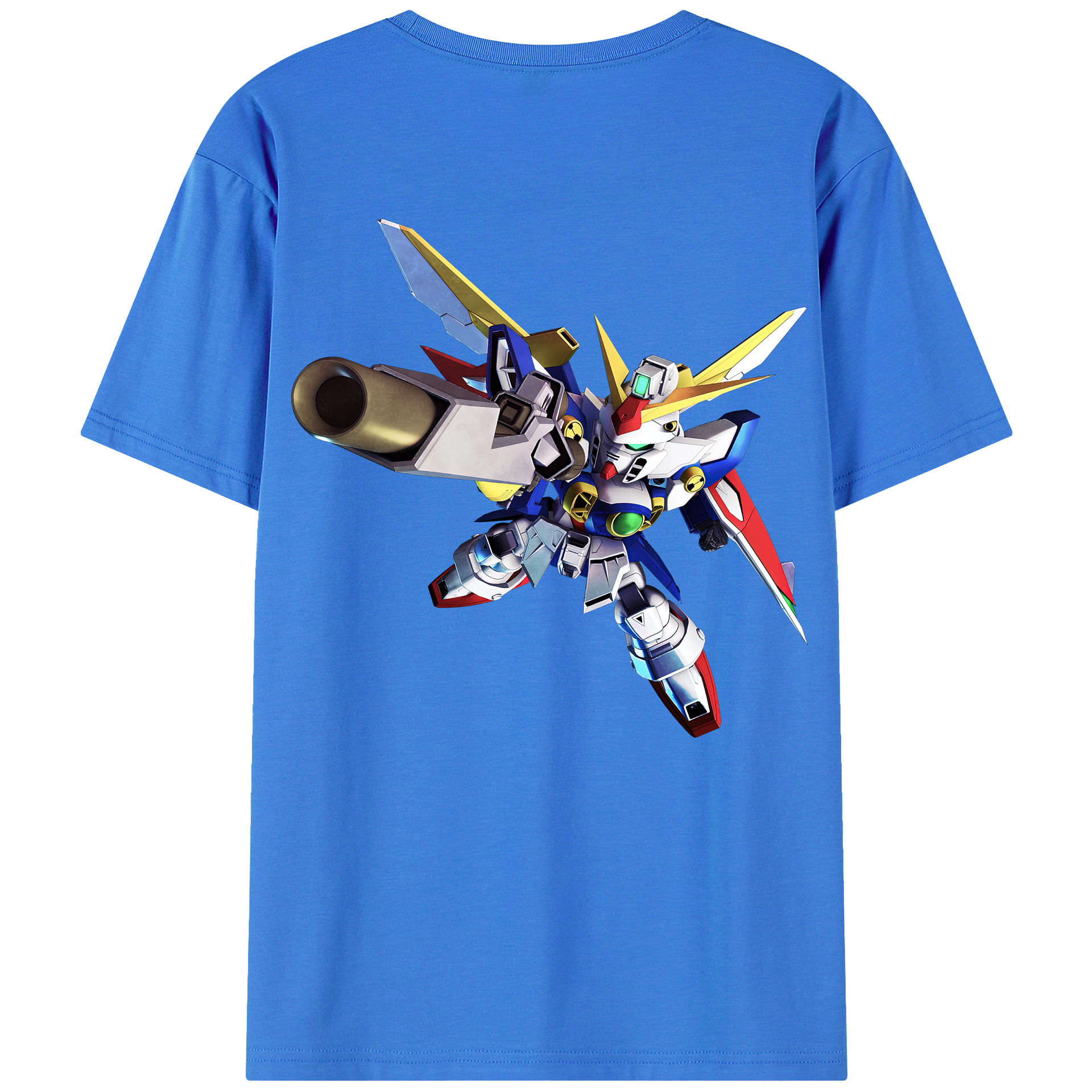 （画像用） 機動戦士ガンダム Mobile Suit Gundam 綿100％半袖Tシャツ（背面プリント）