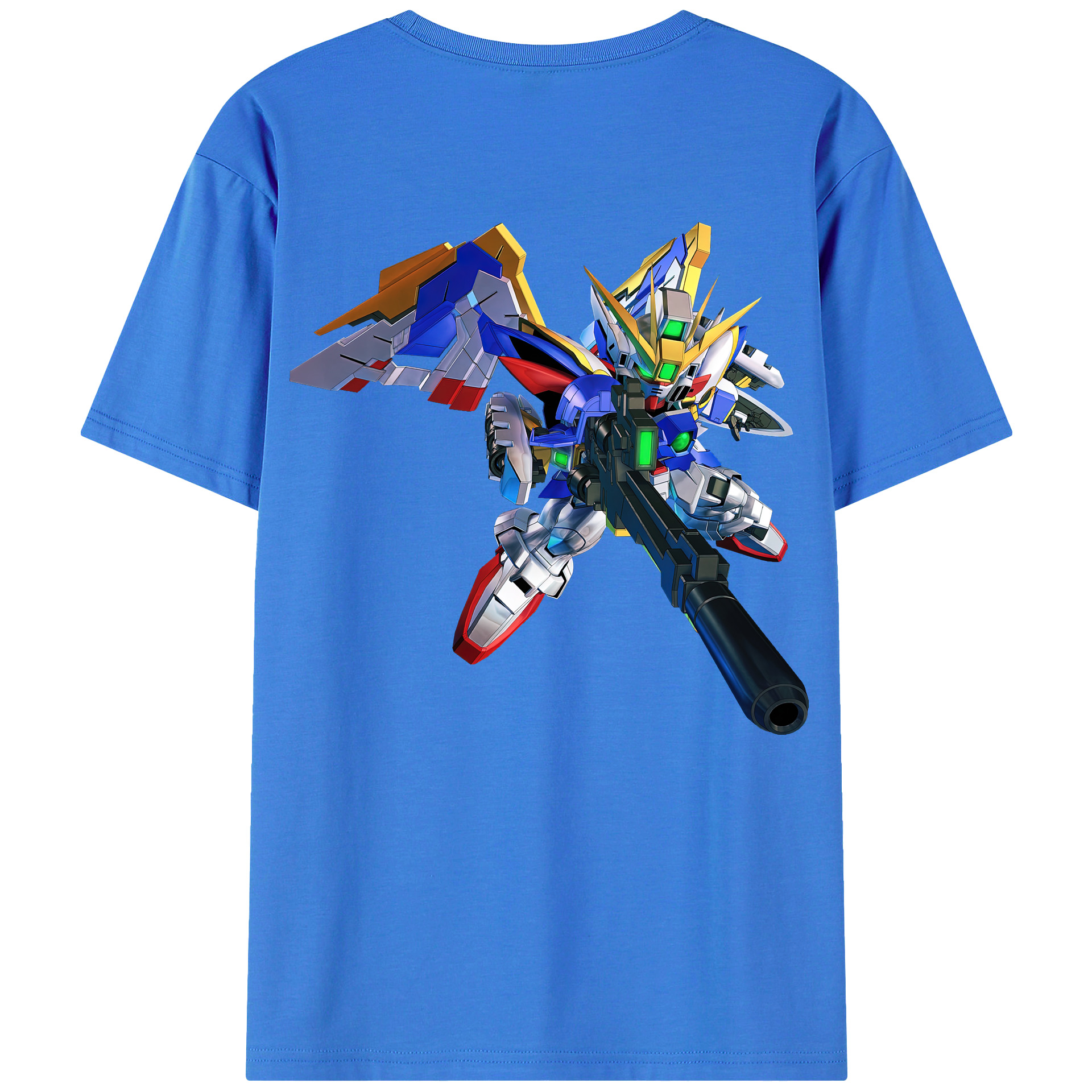 （画像用） 機動戦士ガンダム Mobile Suit Gundam 綿100％半袖Tシャツ（背面プリント）
