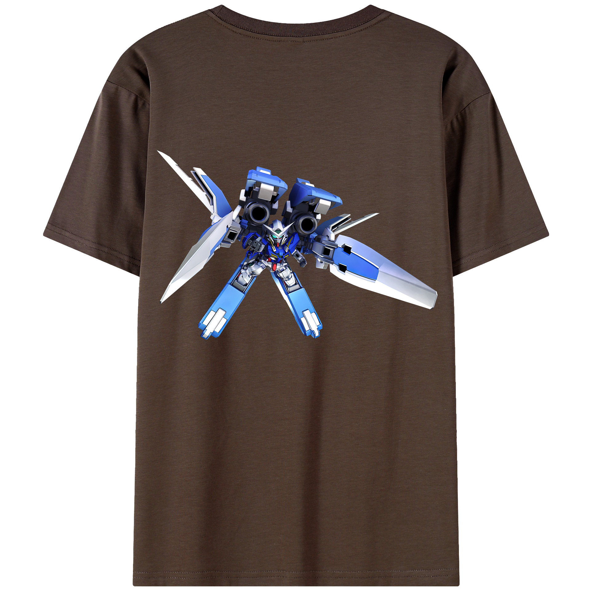（画像用） 機動戦士ガンダム Mobile Suit Gundam 綿100％半袖Tシャツ（背面プリント）