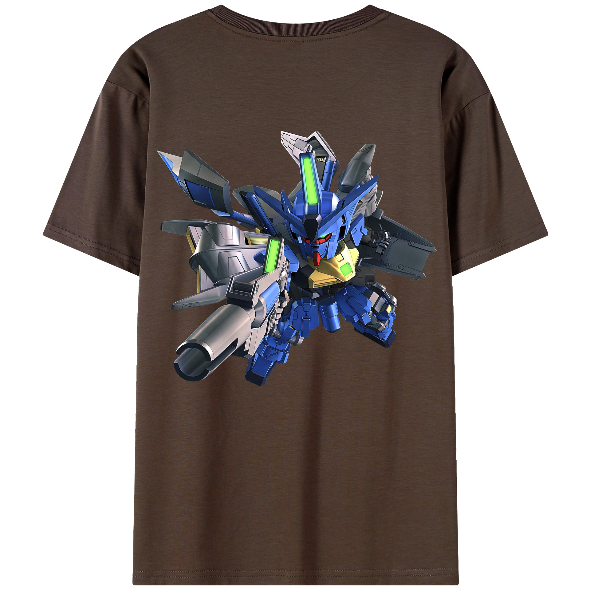 （画像用） 機動戦士ガンダム Mobile Suit Gundam 綿100％半袖Tシャツ（背面プリント）