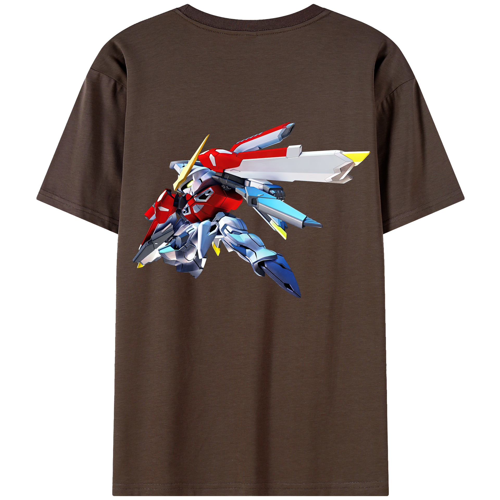 （画像用） 機動戦士ガンダム Mobile Suit Gundam 綿100％半袖Tシャツ（背面プリント）
