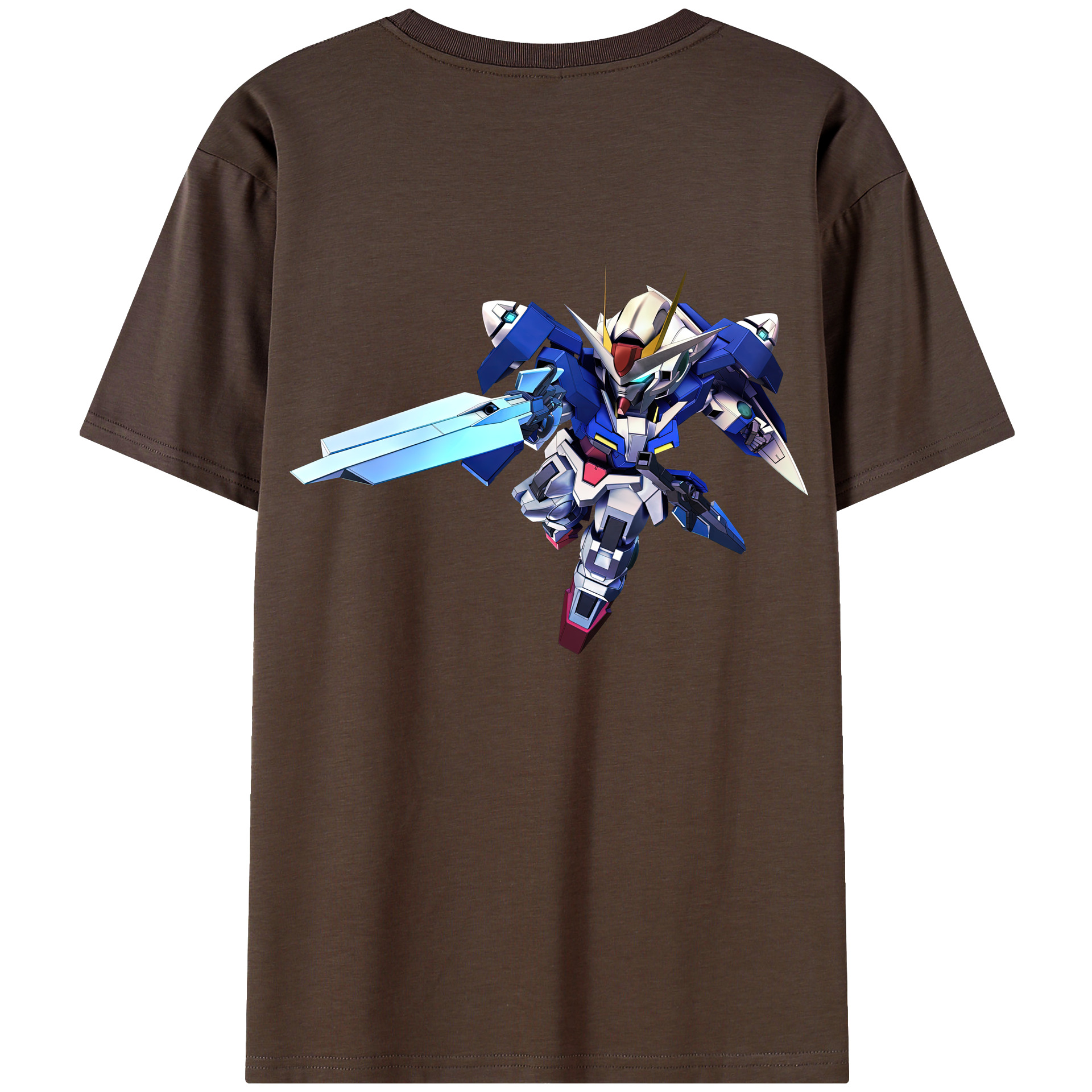 （画像用） 機動戦士ガンダム Mobile Suit Gundam 綿100％半袖Tシャツ（背面プリント）