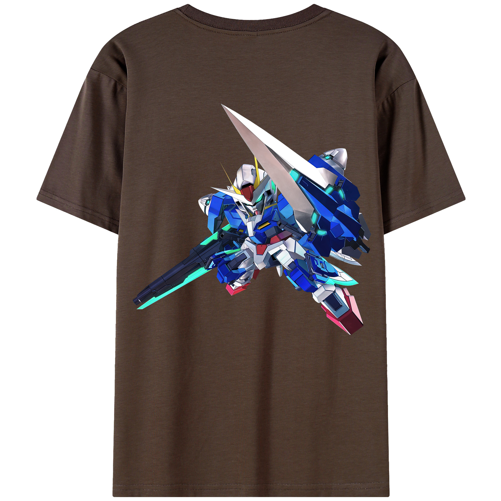 （画像用） 機動戦士ガンダム Mobile Suit Gundam 綿100％半袖Tシャツ（背面プリント）