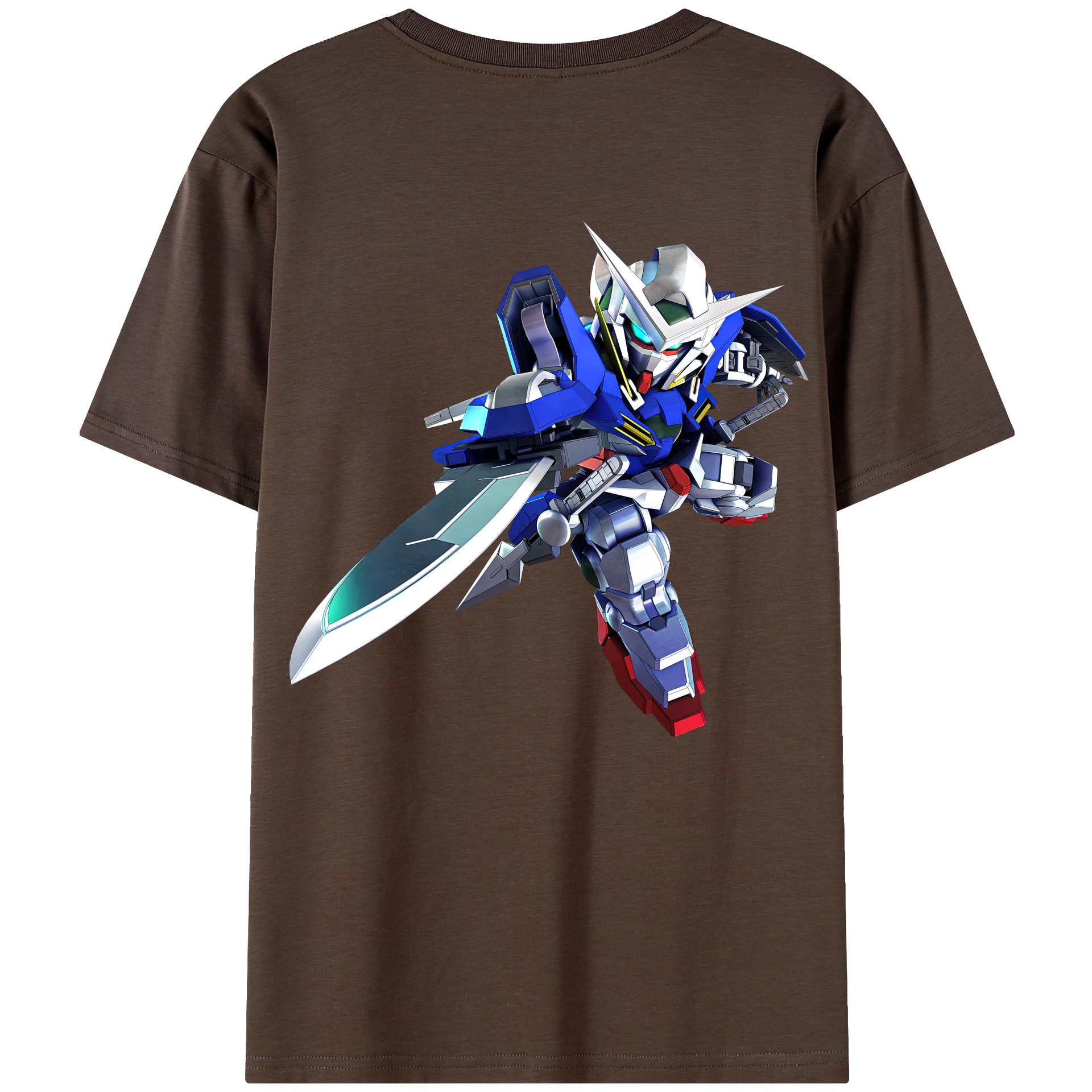 （画像用） 機動戦士ガンダム Mobile Suit Gundam 綿100％半袖Tシャツ（背面プリント）