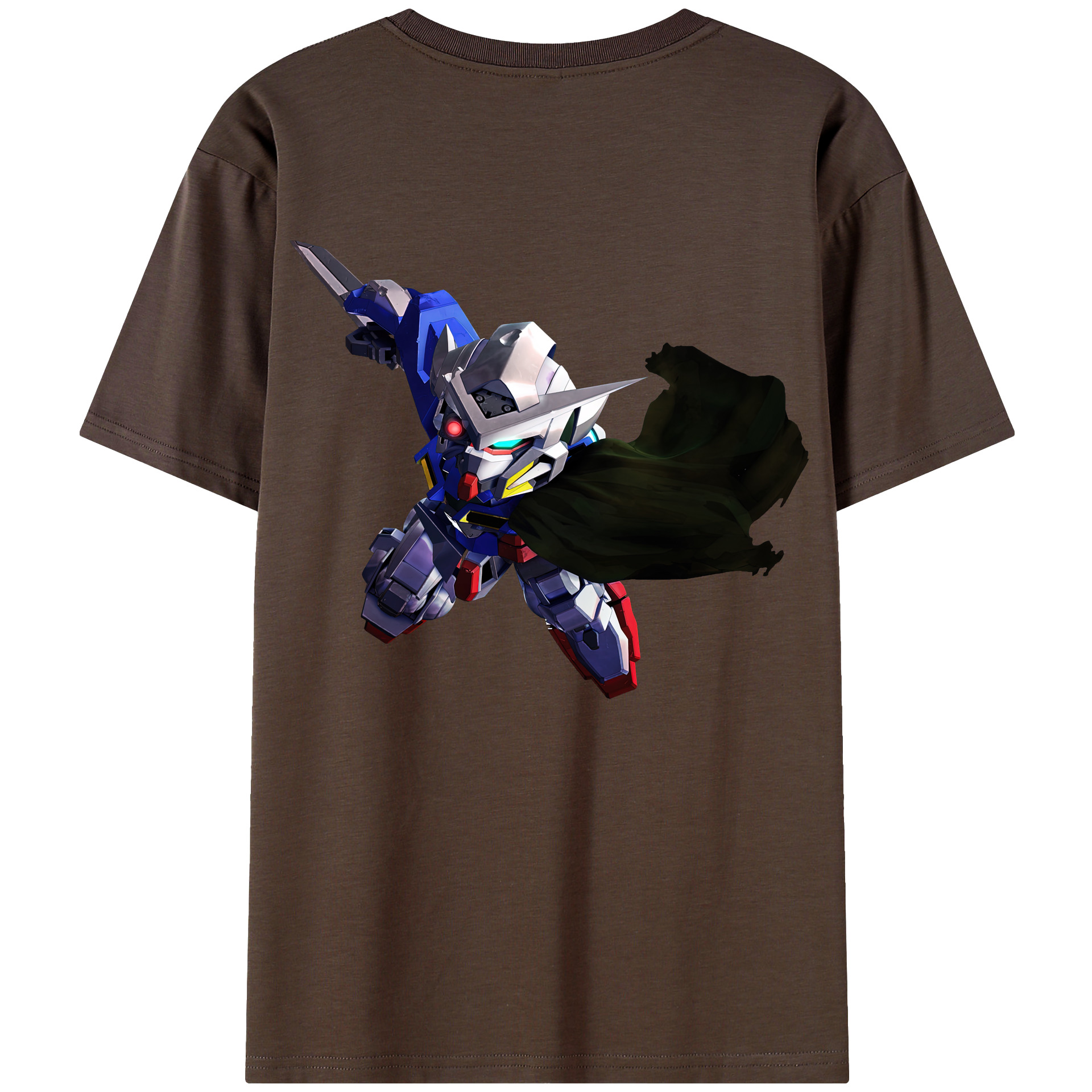 （画像用） 機動戦士ガンダム Mobile Suit Gundam 綿100％半袖Tシャツ（背面プリント）