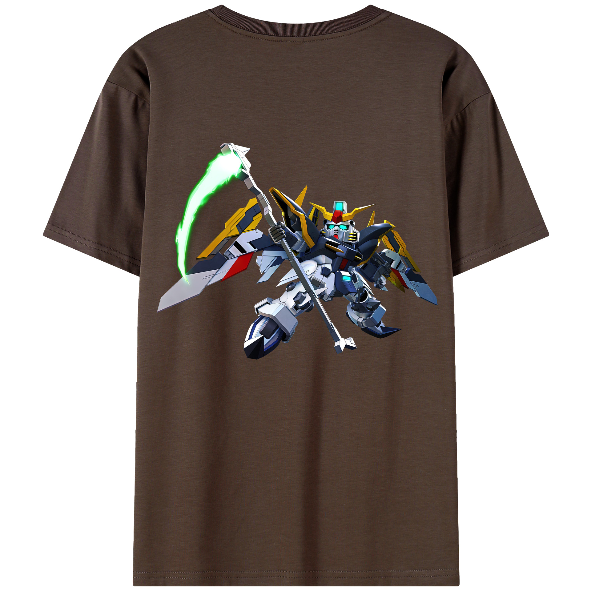 （画像用） 機動戦士ガンダム Mobile Suit Gundam 綿100％半袖Tシャツ（背面プリント）
